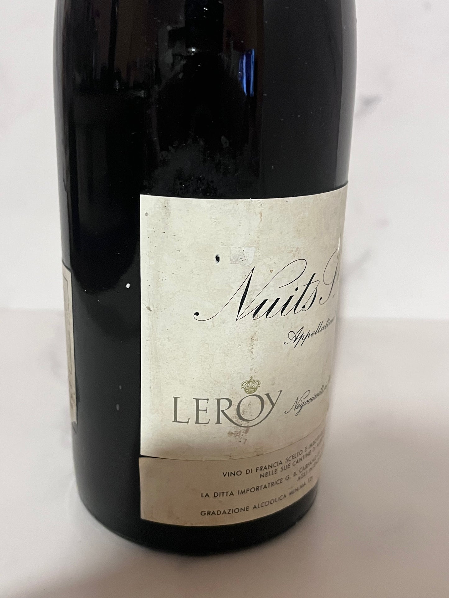 DOMAINE LEROY - NUITS ST GEORGES 1972