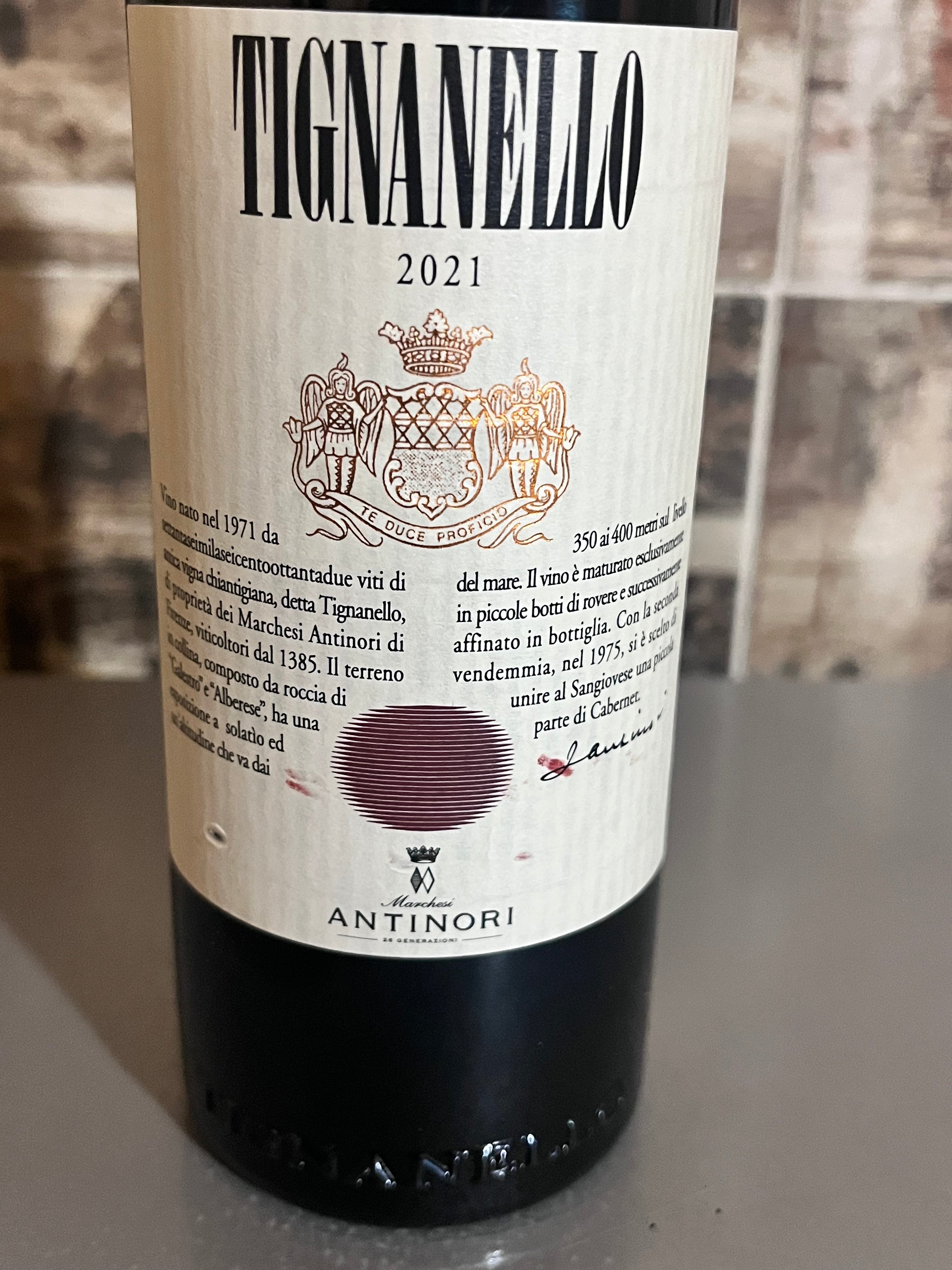TIGNANELLO 2021 375 ML ANTINORI