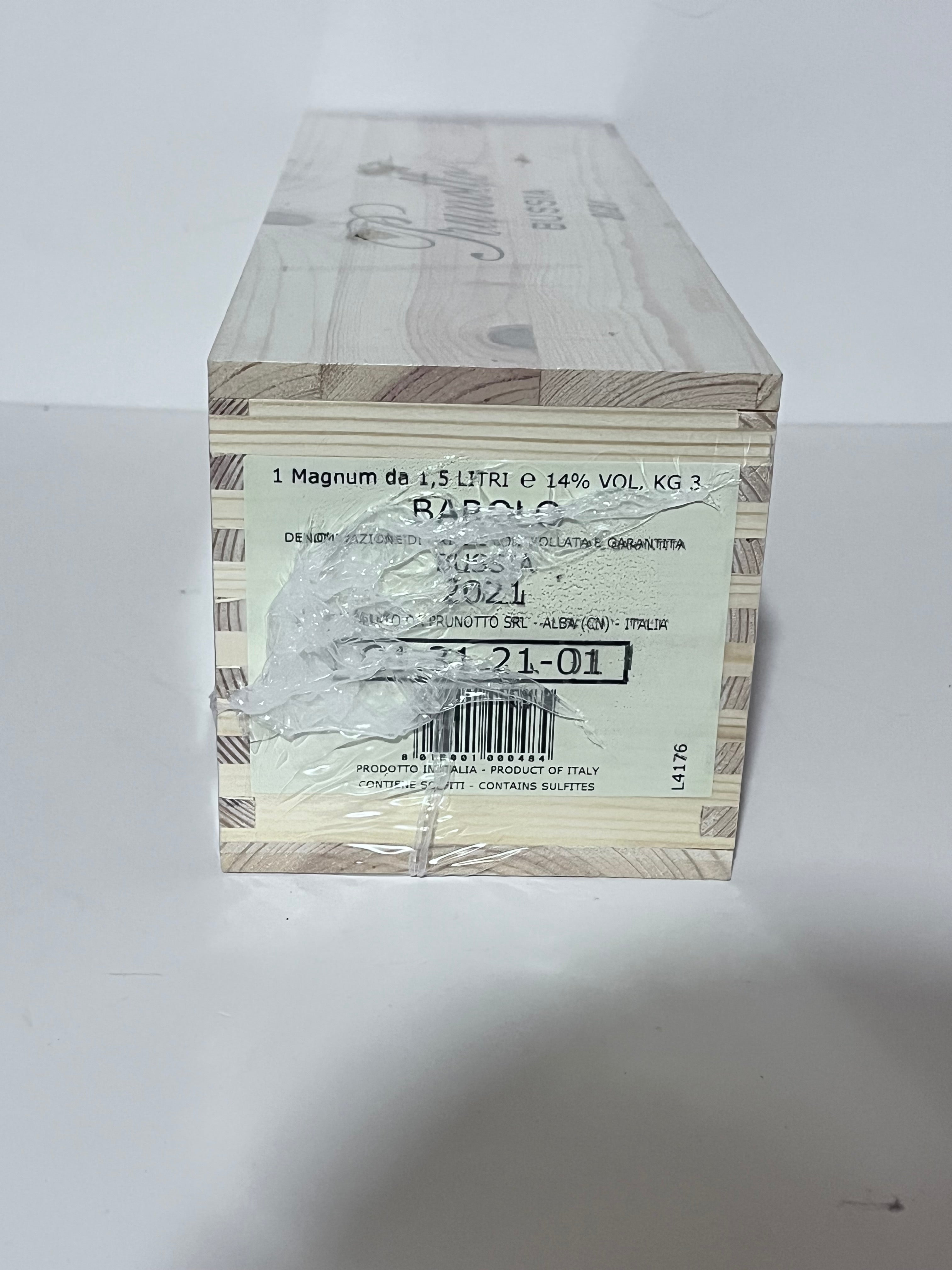 PRUNOTTO BAROLO BUSSIA 2021 – MAGNUM 1,5 L IN CASSA DI LEGNO