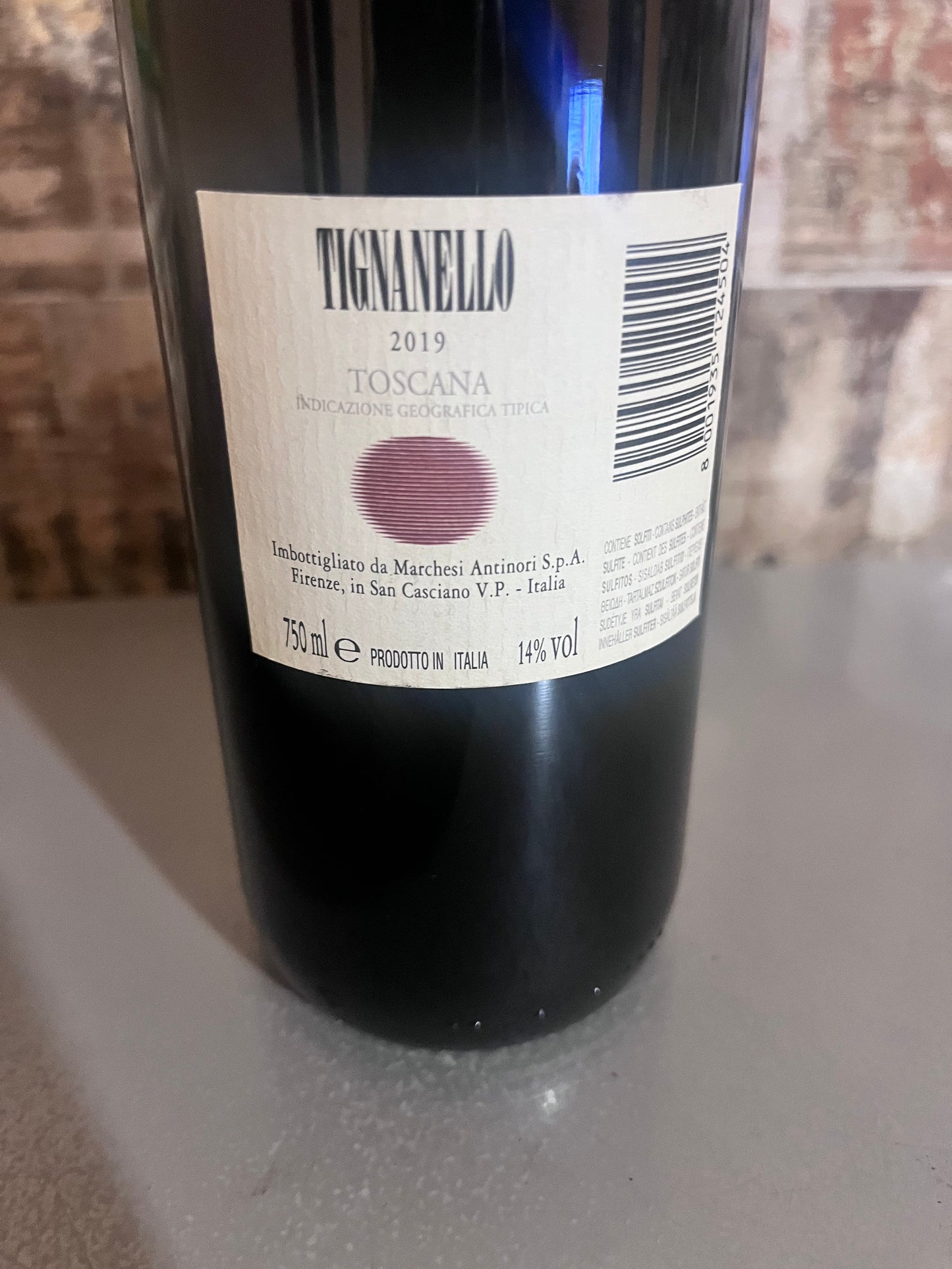 TIGNANELLO 2019 ANTINORI