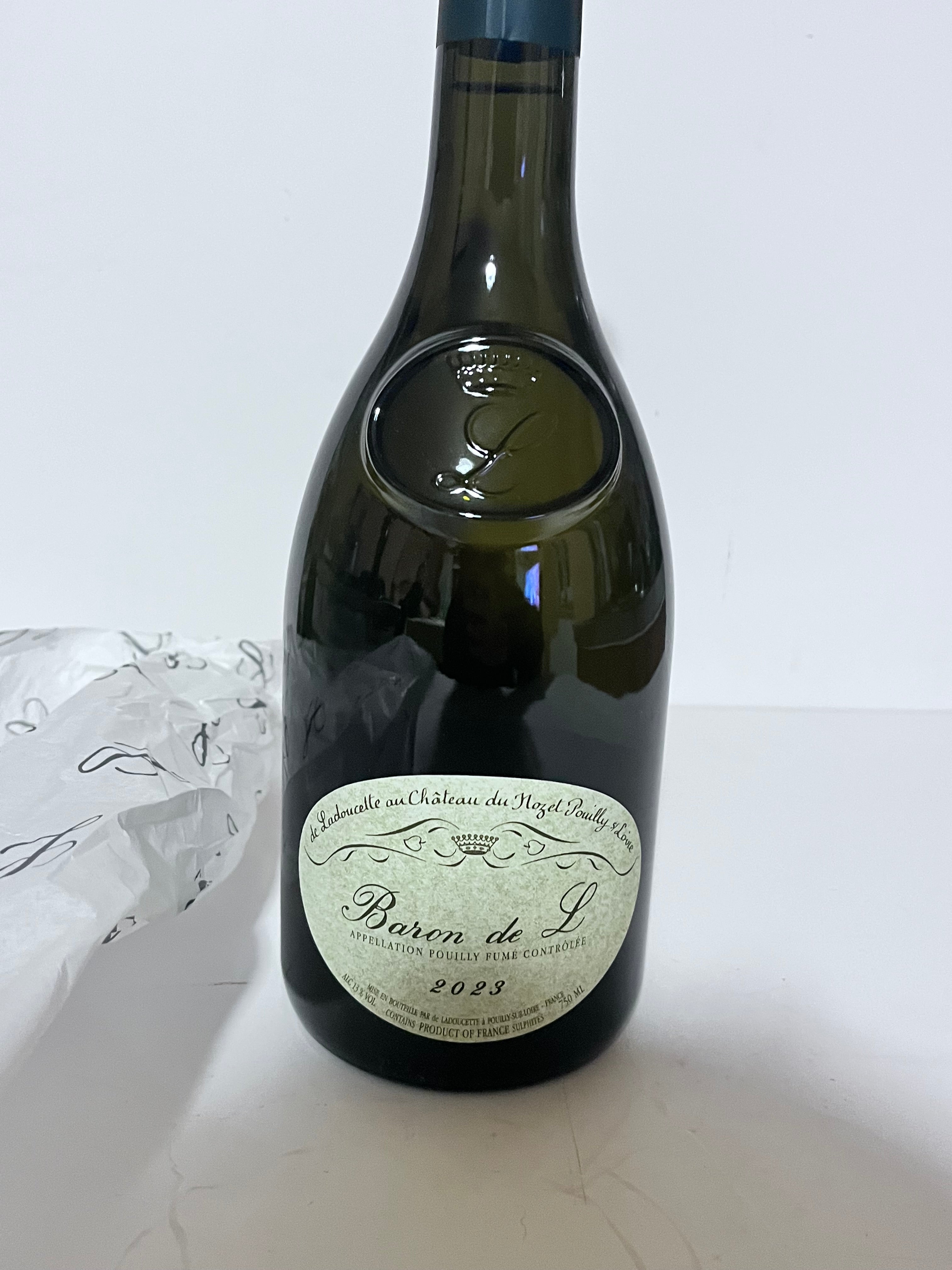BARON DE L POUILLY-FUMÉ 2023 LADOUCETTE 0,75L BOTTIGLIA ICONICA