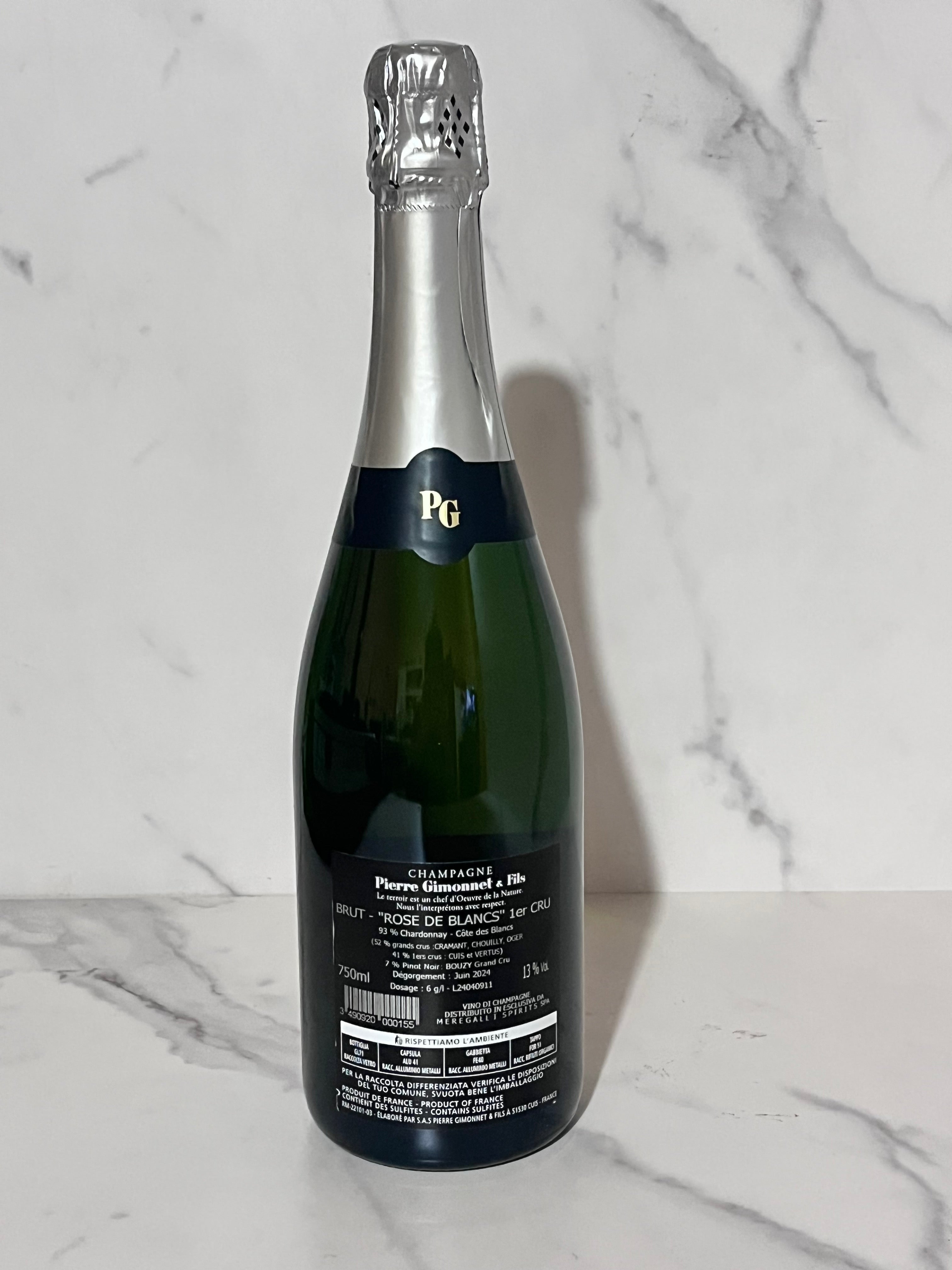 CHAMPAGNE PIERRE GIMONNET&FILS ROSÉ BLANCS 1ER CRU