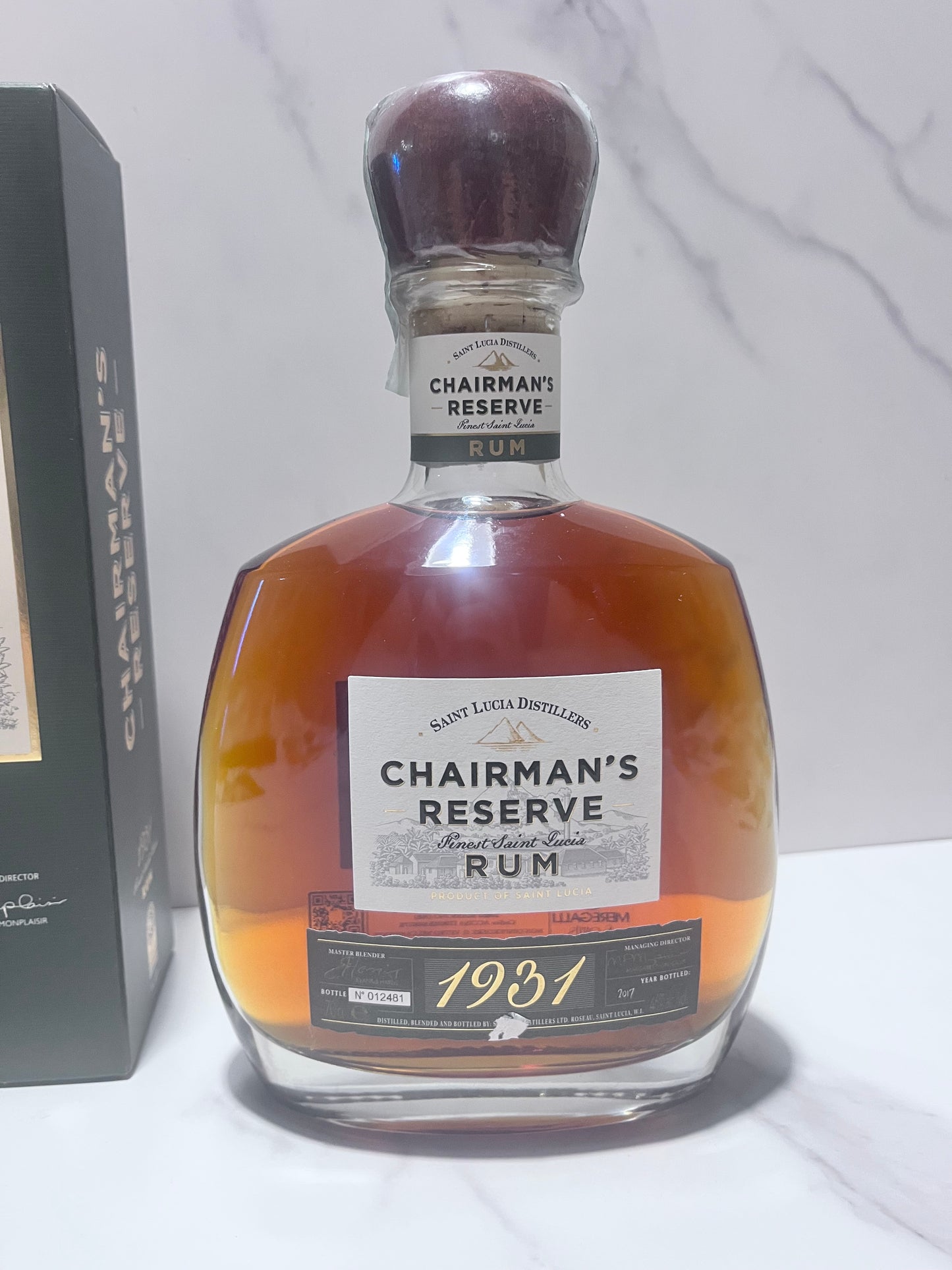 CHAIRMAN’S RESERVE RUM 1931