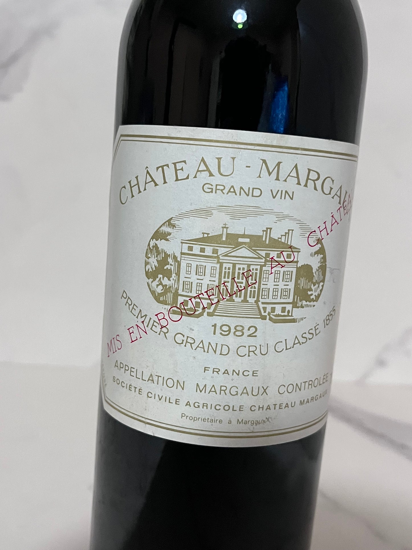 CHATEAU MARGAUX MARGAUX 1ER GRAND CRU CLASSE, 1982