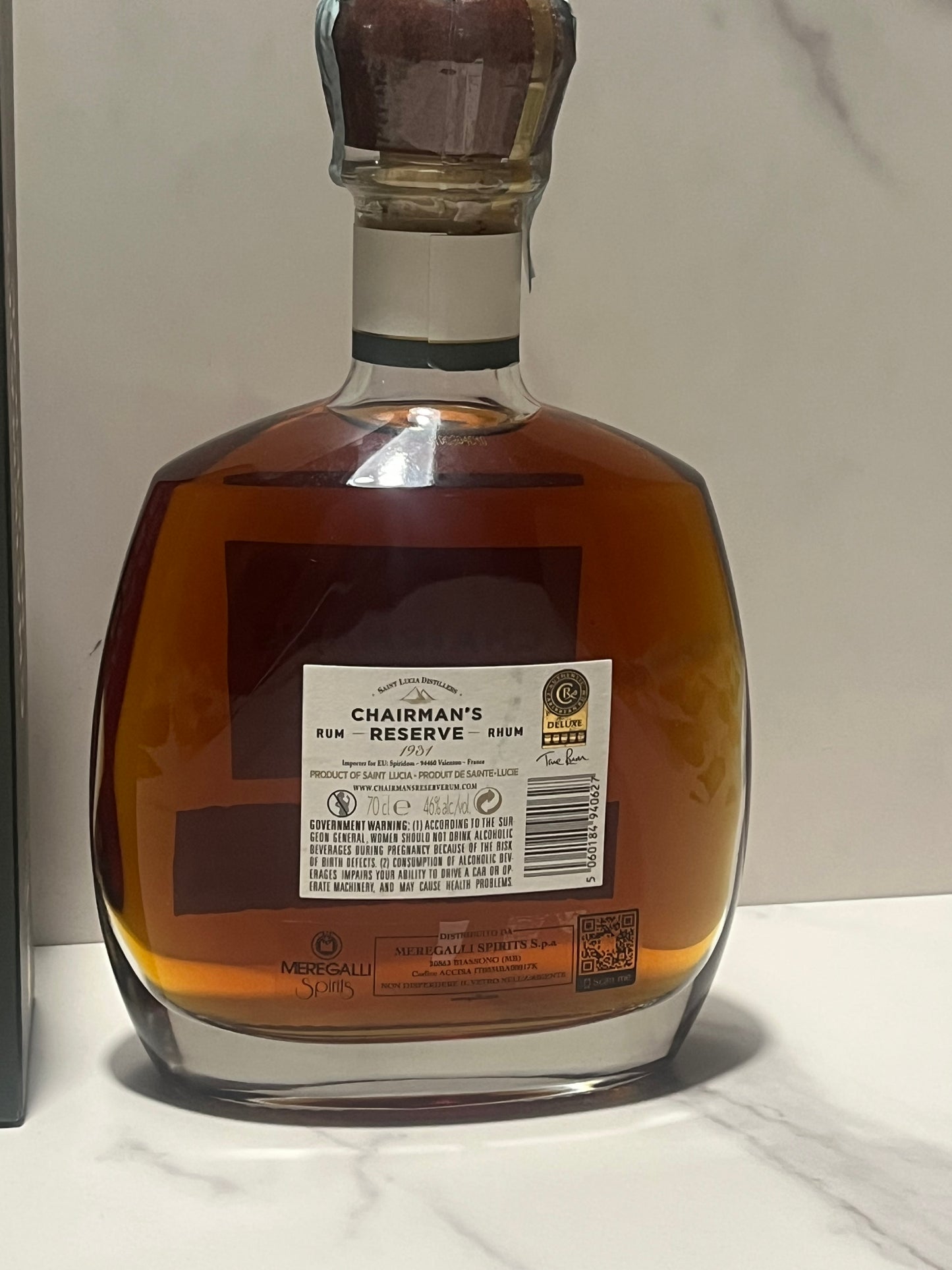 CHAIRMAN’S RESERVE RUM 1931