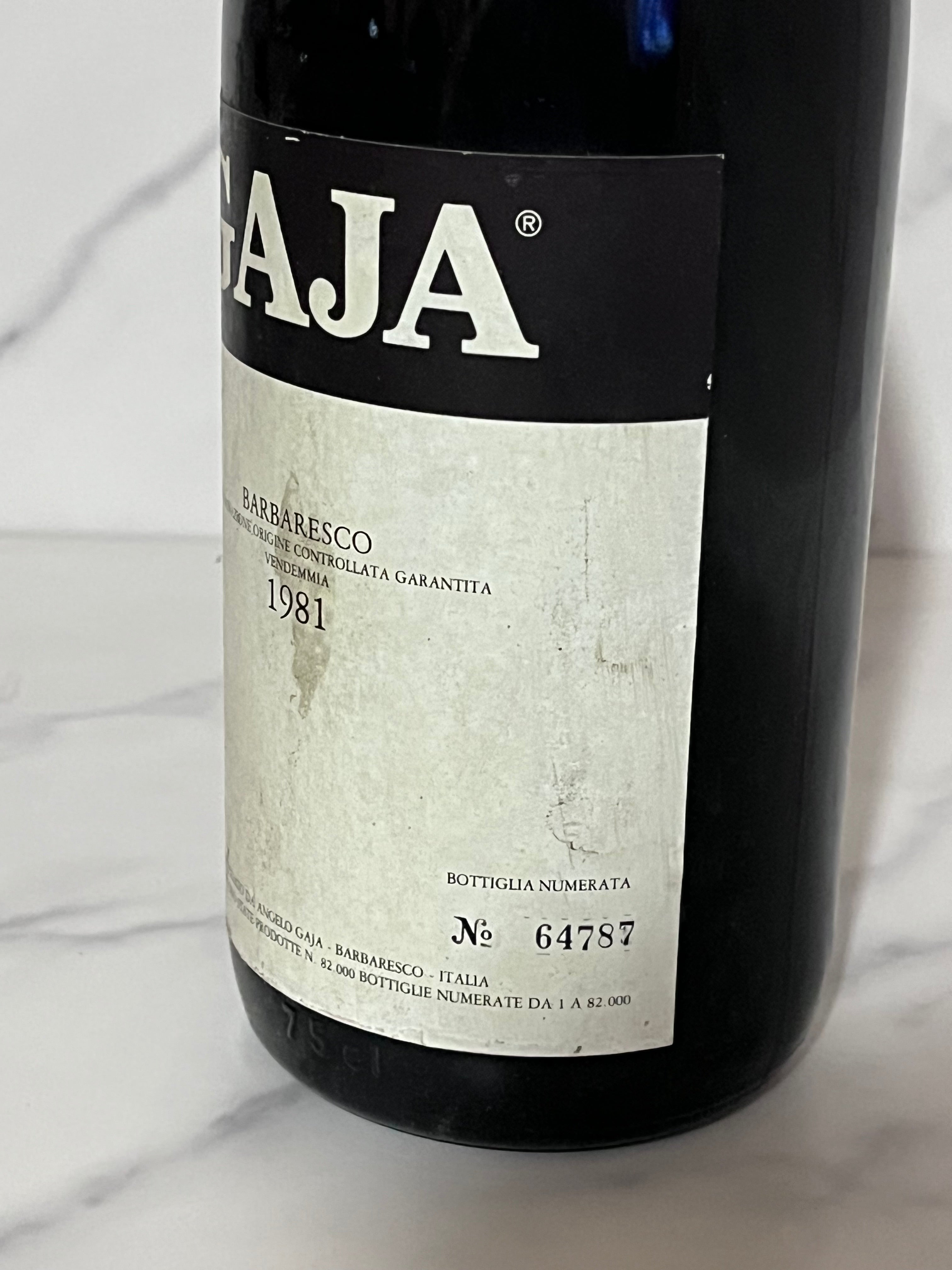 GAJA BARBARESCO 1981
