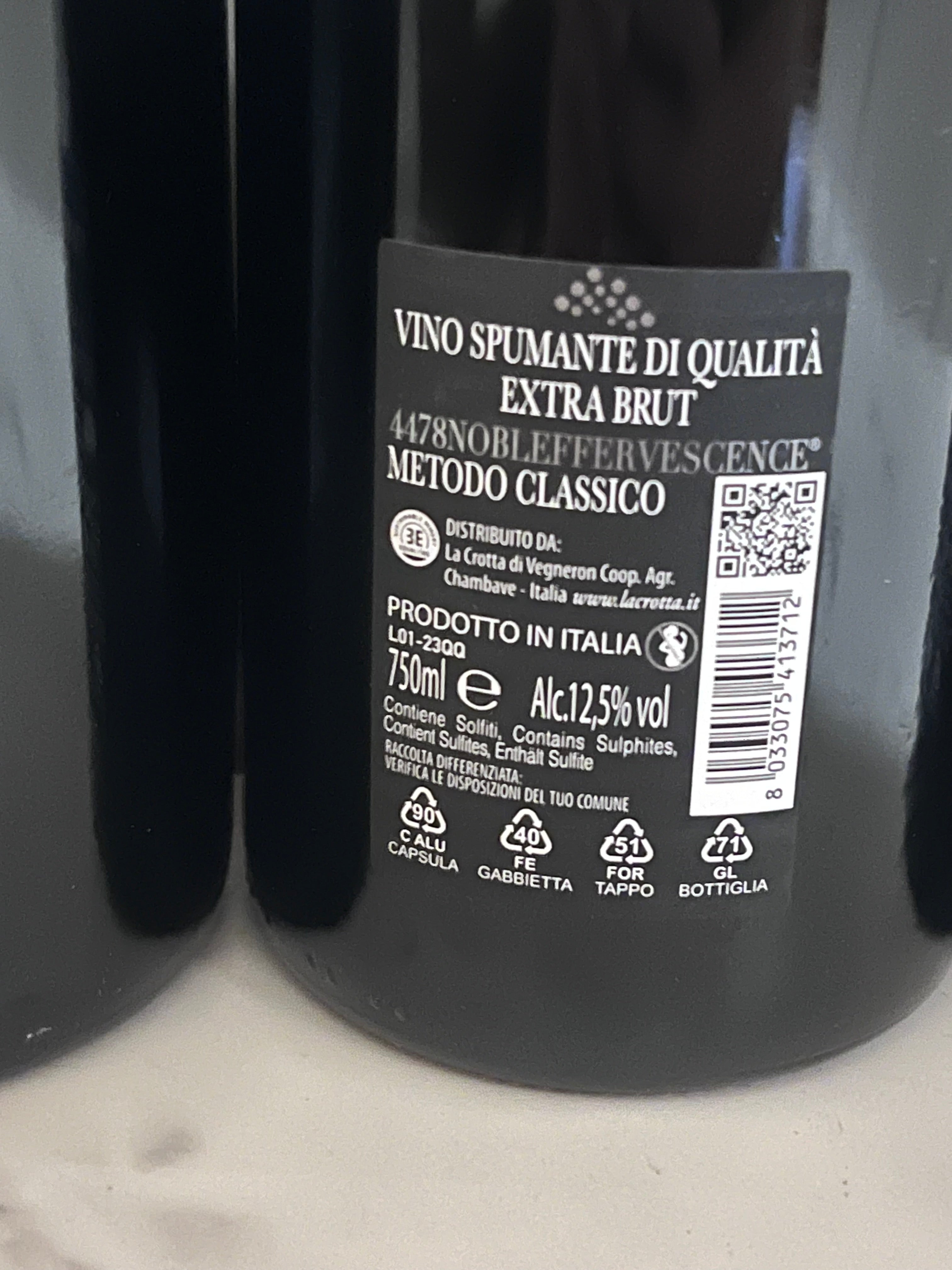 4478 NOBLEFFERVESCENTE VINO SPUMANTE