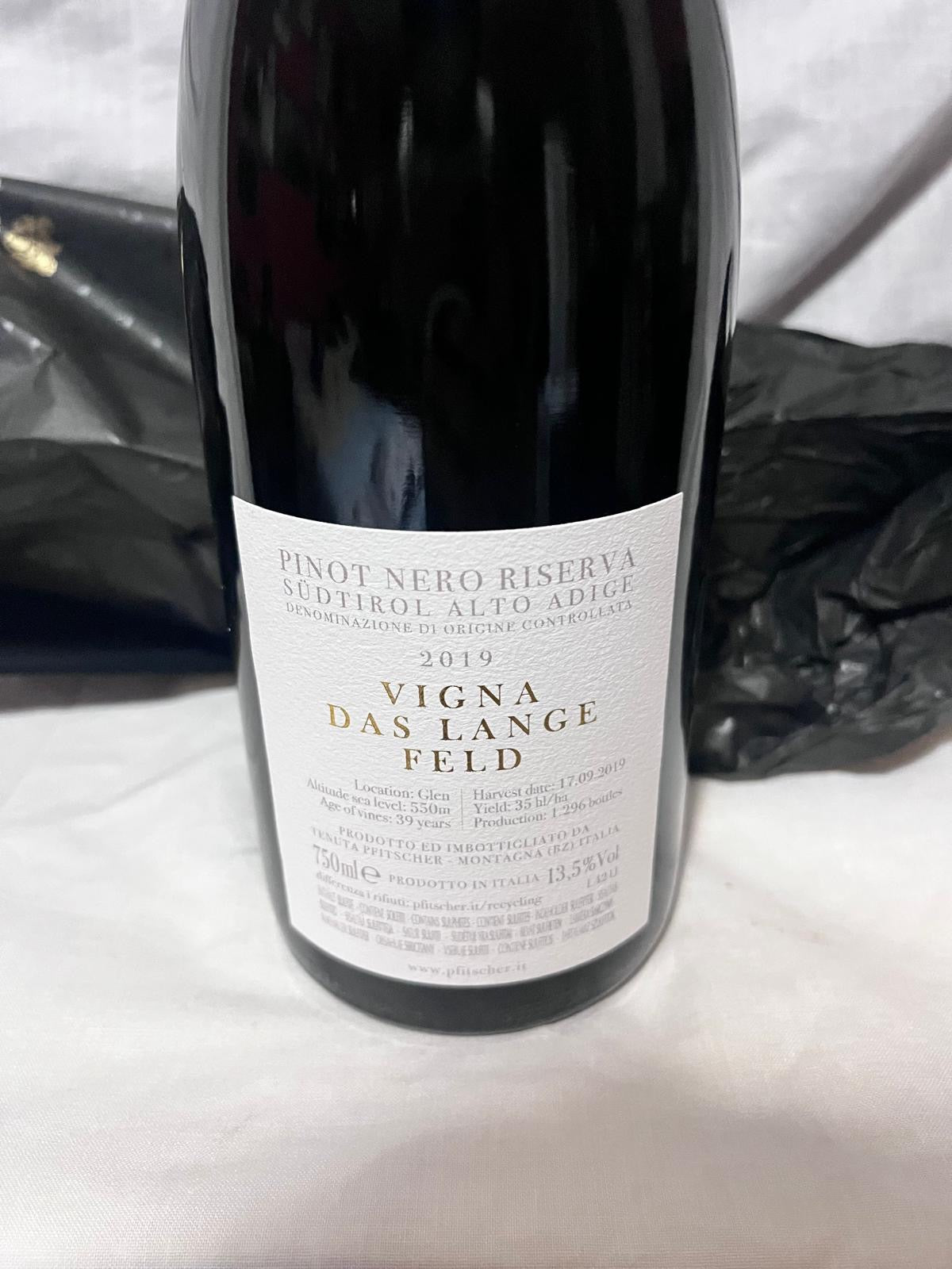 Pinot nero Riserva 2019 Vigna Das Langefeld Pfitscher