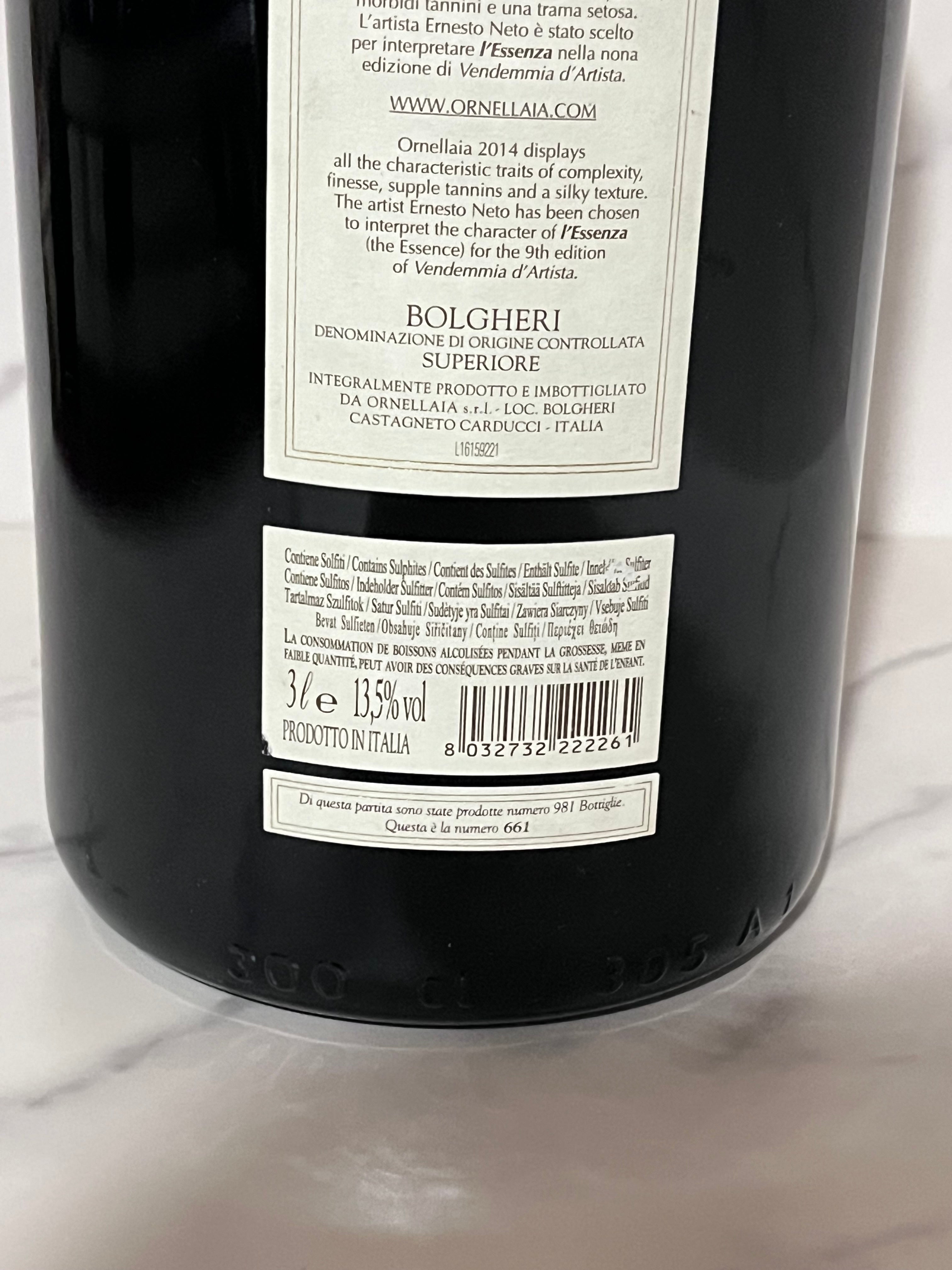 ORNELLAIA 3 LITRI 2014