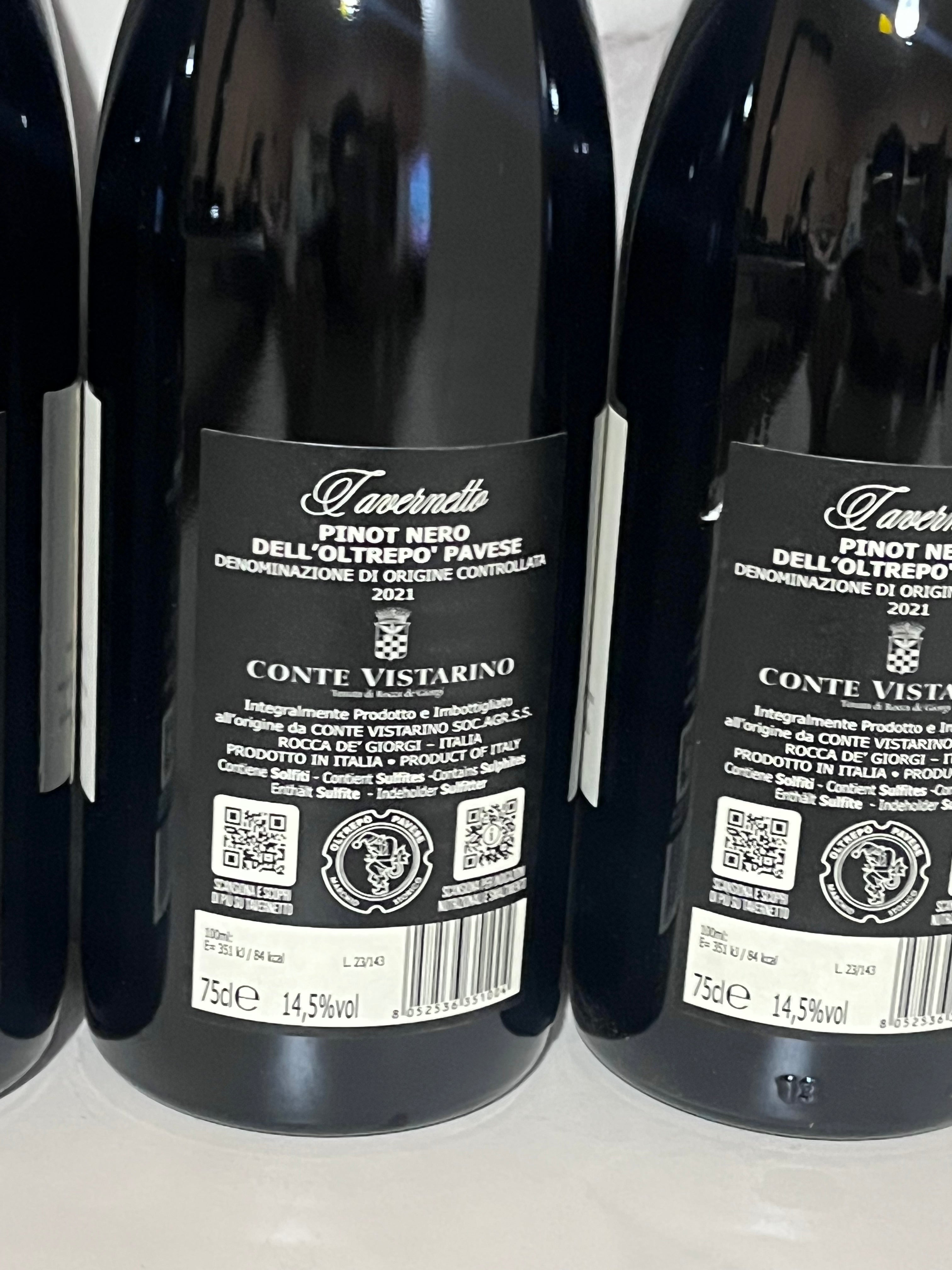 CONTE VISTARINO TAVERNETTO PINOT NERO 2021