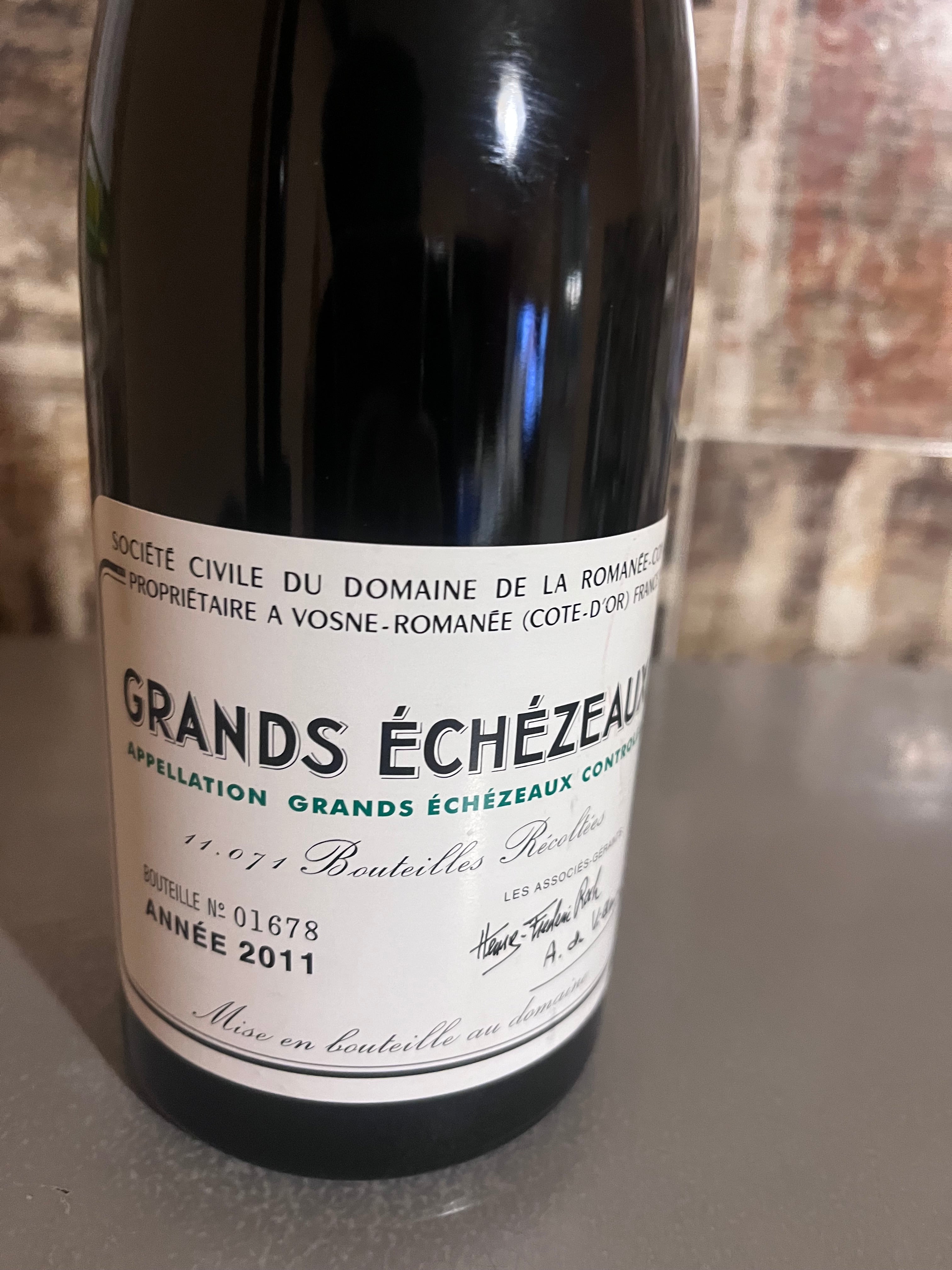 ROMANÉE CONTI GRANDS ECHEZEAUX 2011