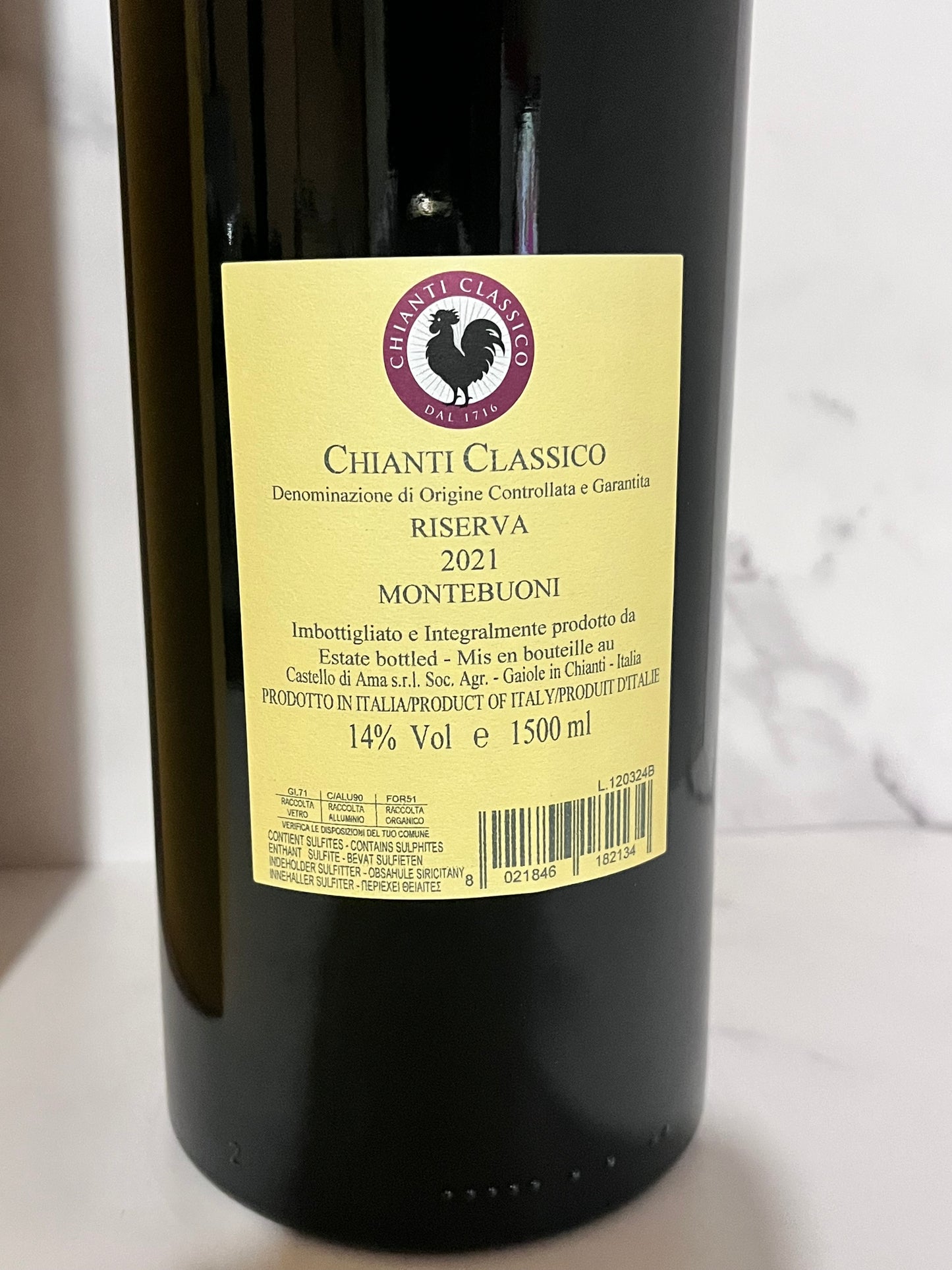 CASTELLO DI AMA CHIANTI CLASSICO RISERVA MONTEBUONI MAGNUM 2021