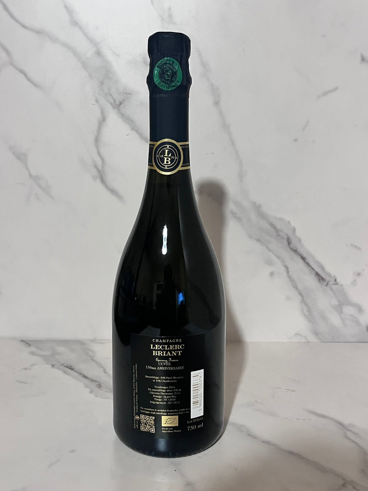 CHAMPAGNE LECLERC BRIANT 150EME ANNIVERSAIRE