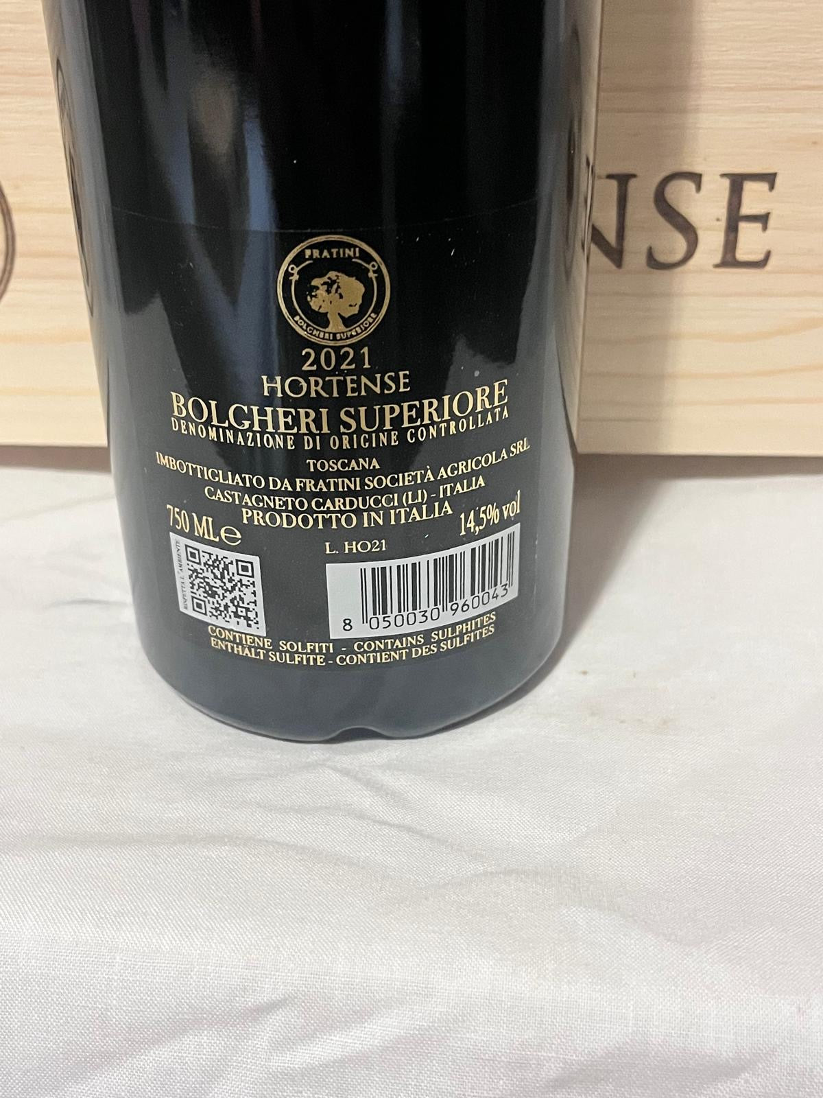 Bolgheri Superiore DOC "Hortense" 2021 75 cl Tenuta Fratini
