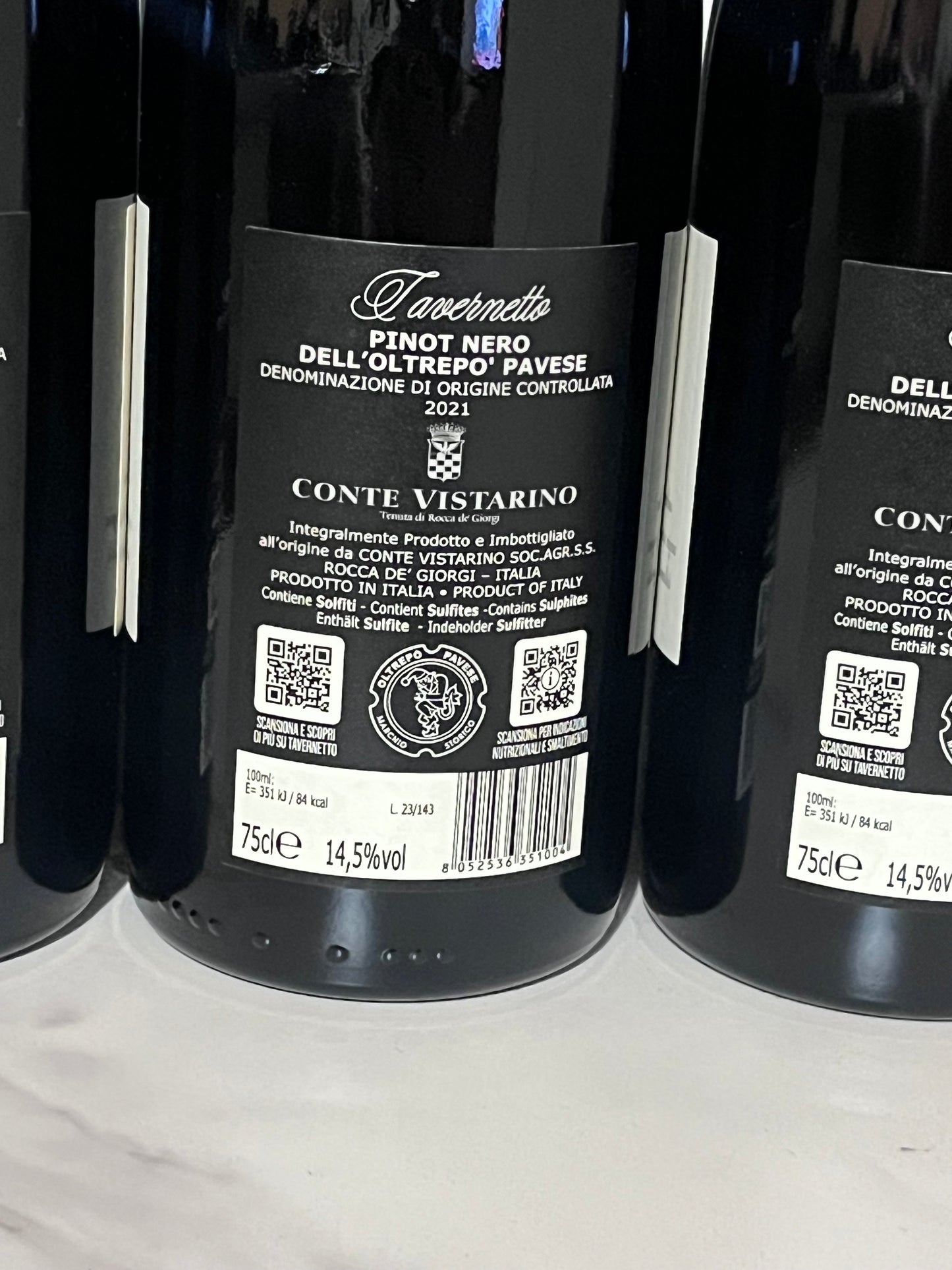 CONTE VISTARINO TAVERNETTO PINOT NERO 2021