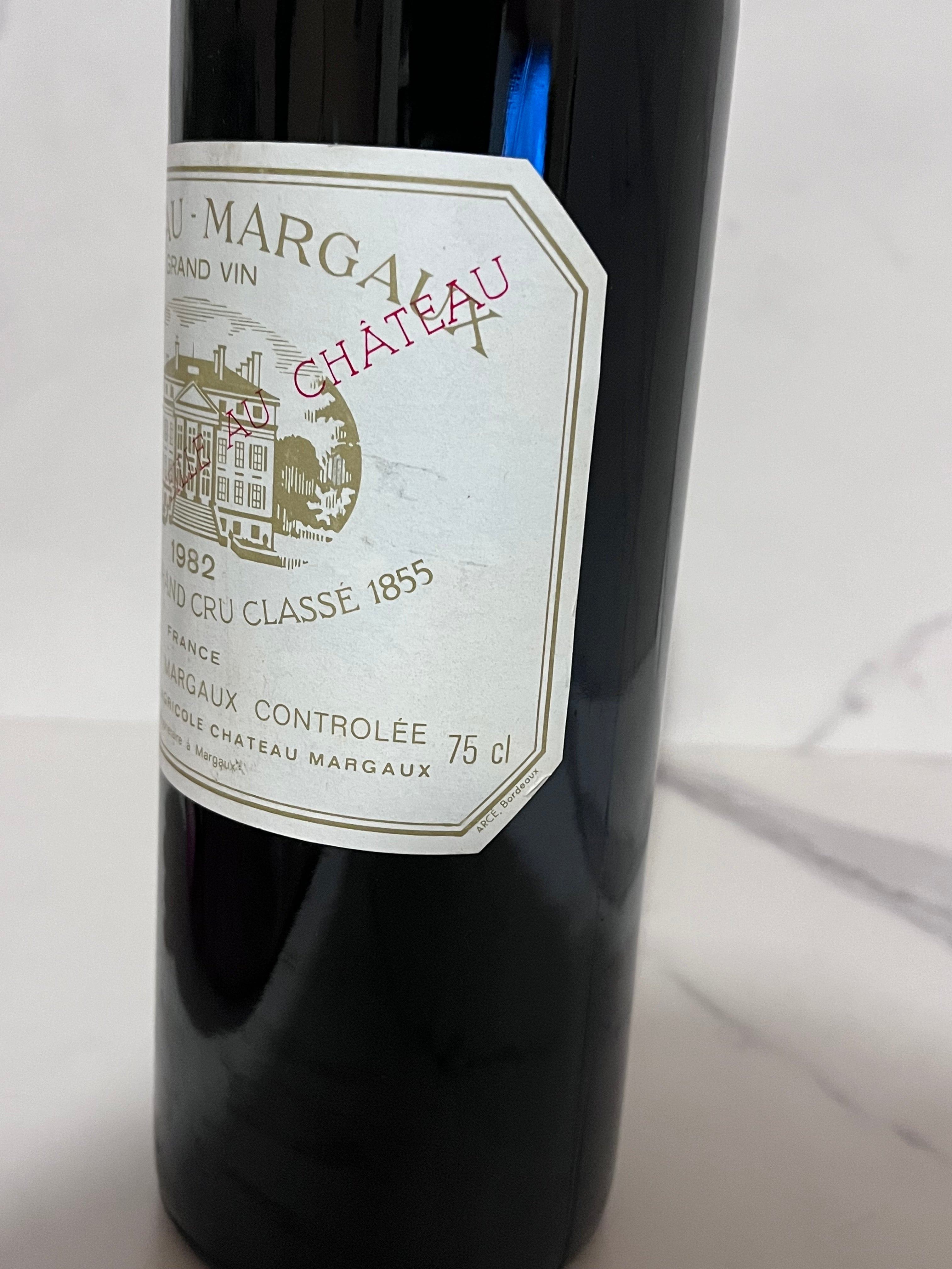 CHATEAU MARGAUX MARGAUX 1ER GRAND CRU CLASSE, 1982