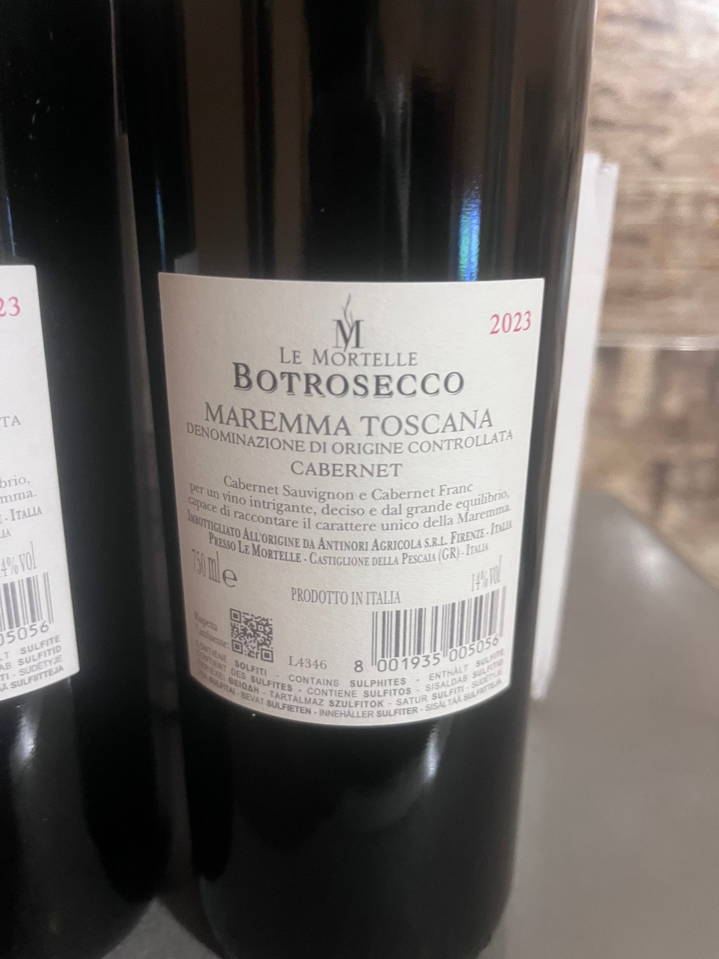 ANTINORI BOTROSECCO FATTORIA LE MORTELLE 2023