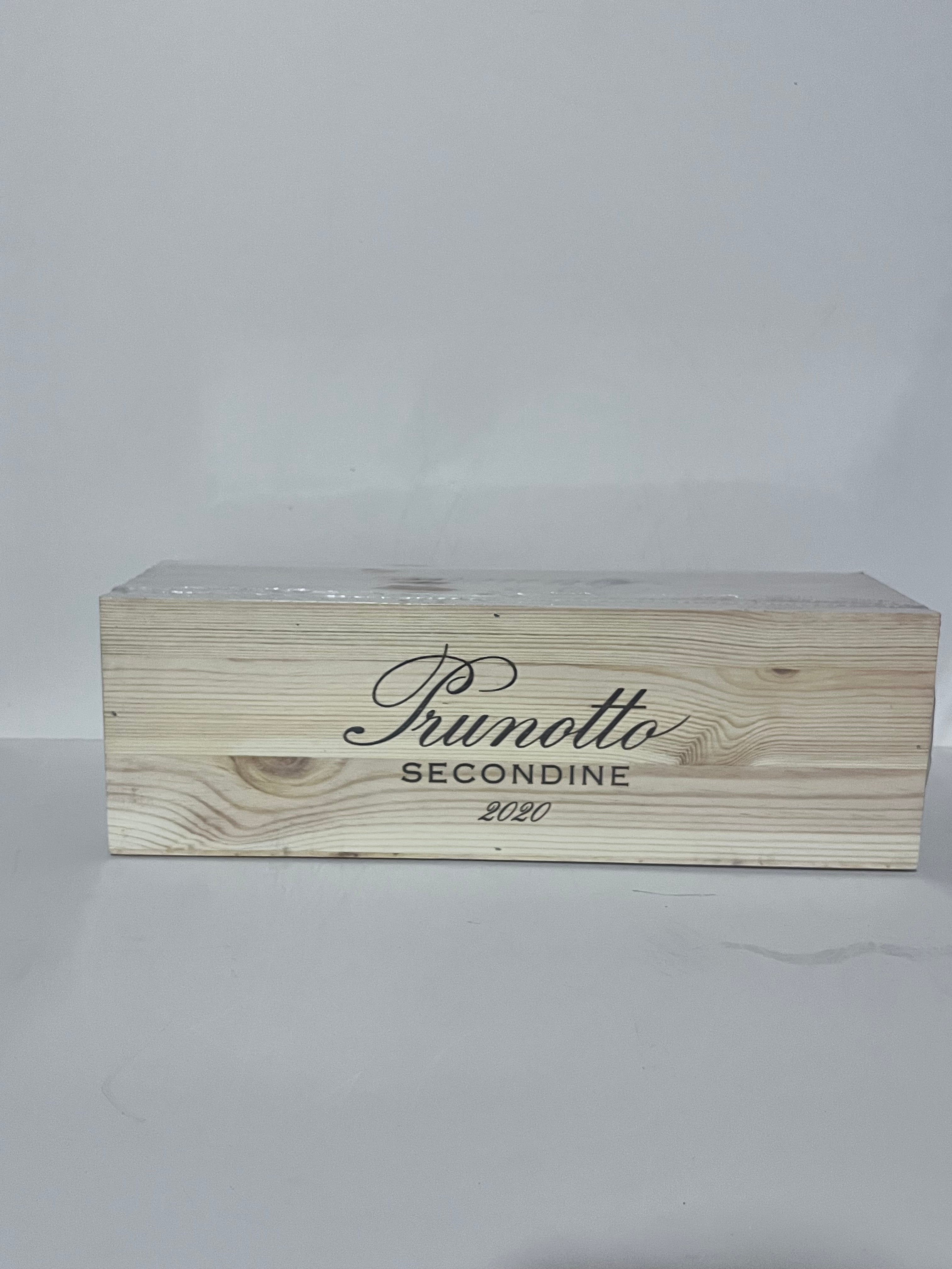 CASSA IN LEGNO ORIGINALE PRUNOTTO BARBARESCO SECONDINE 2020 MAGNUM
