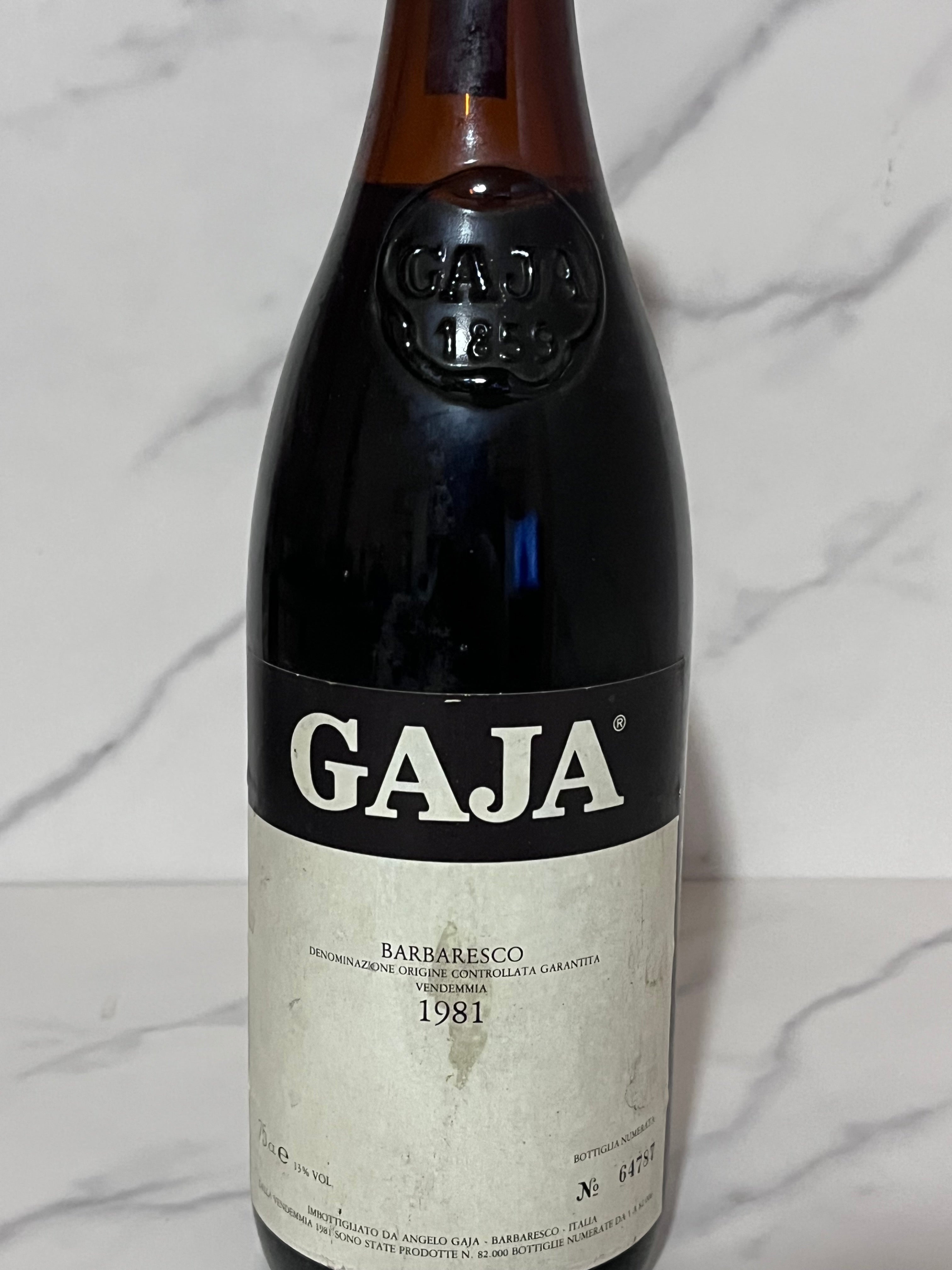 GAJA BARBARESCO 1981