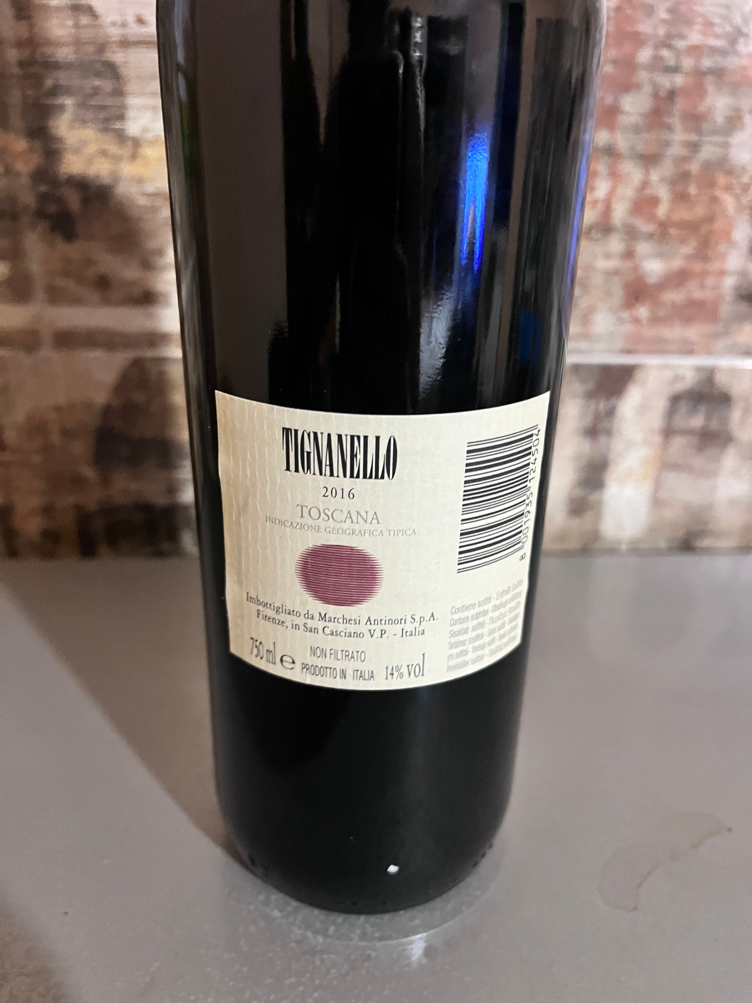 TIGNANELLO 2016 ANTINORI
