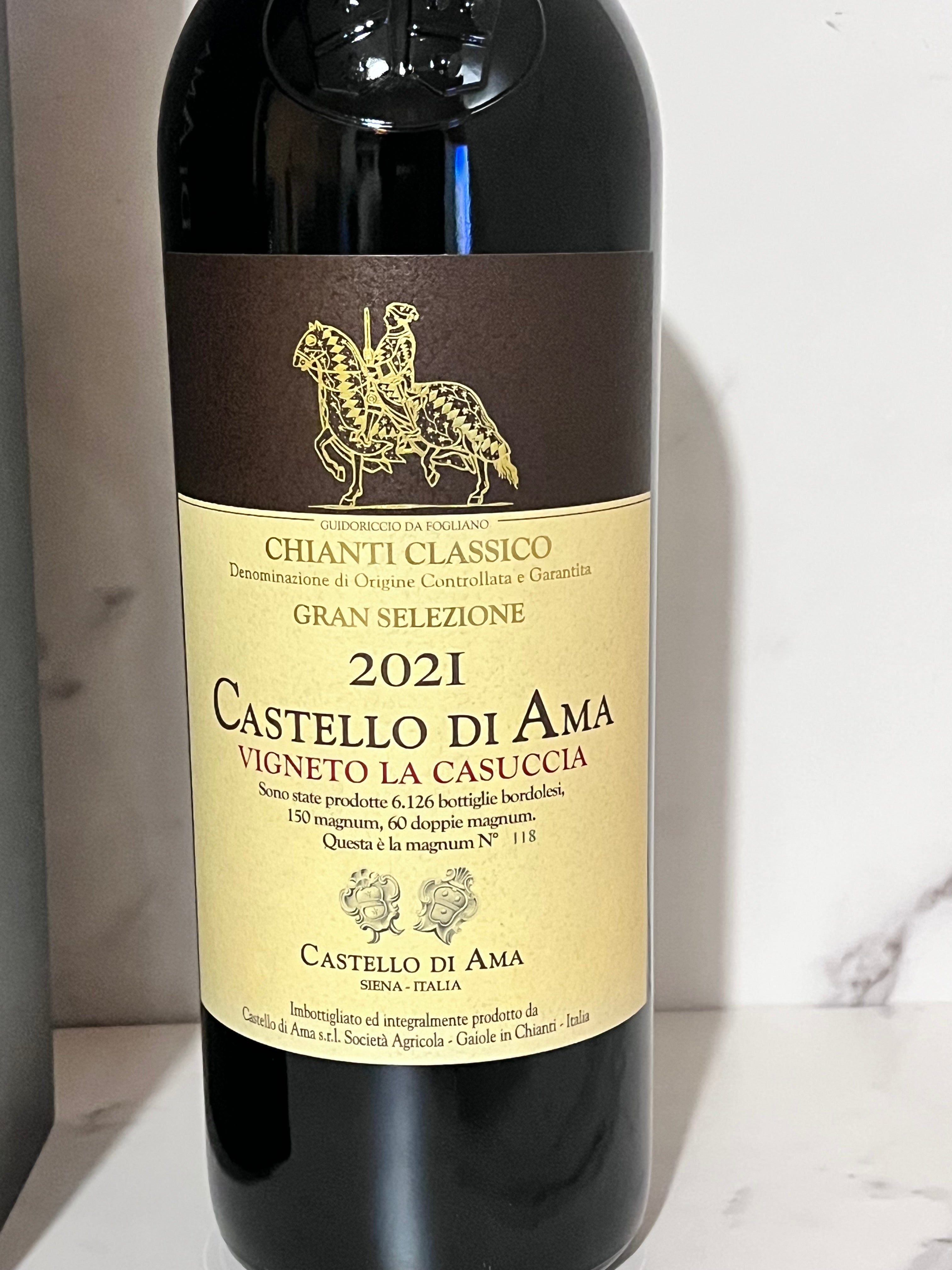 CASTELLO DI AMA CHIANTI CLASSICO GRAN SELEZIONE VIGNETO LA CASUCCIA 2021 MAGNUM