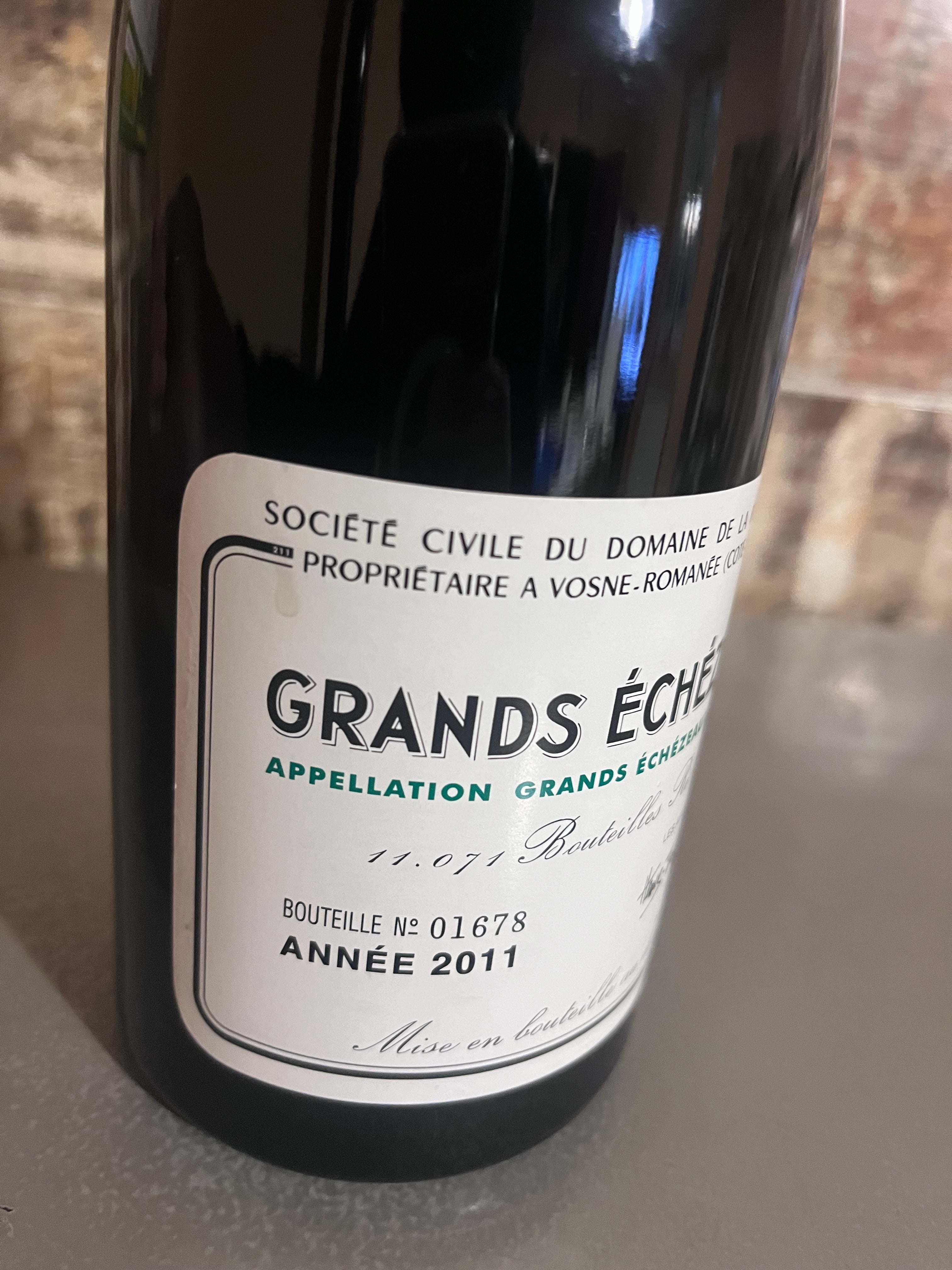 ROMANÉE CONTI GRANDS ECHEZEAUX 2011