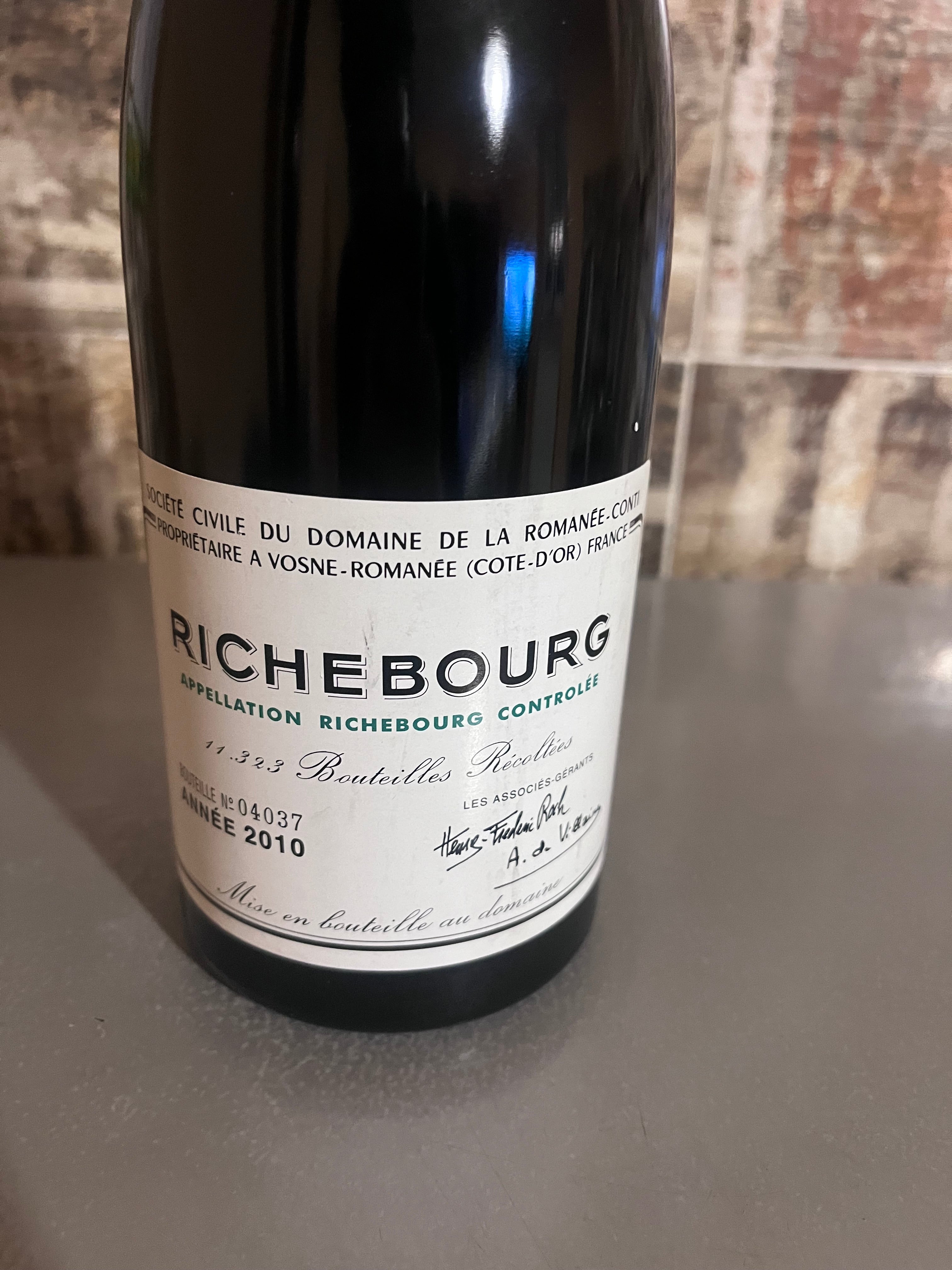 ROMANÉE CONRI RICHEBOURG 2010