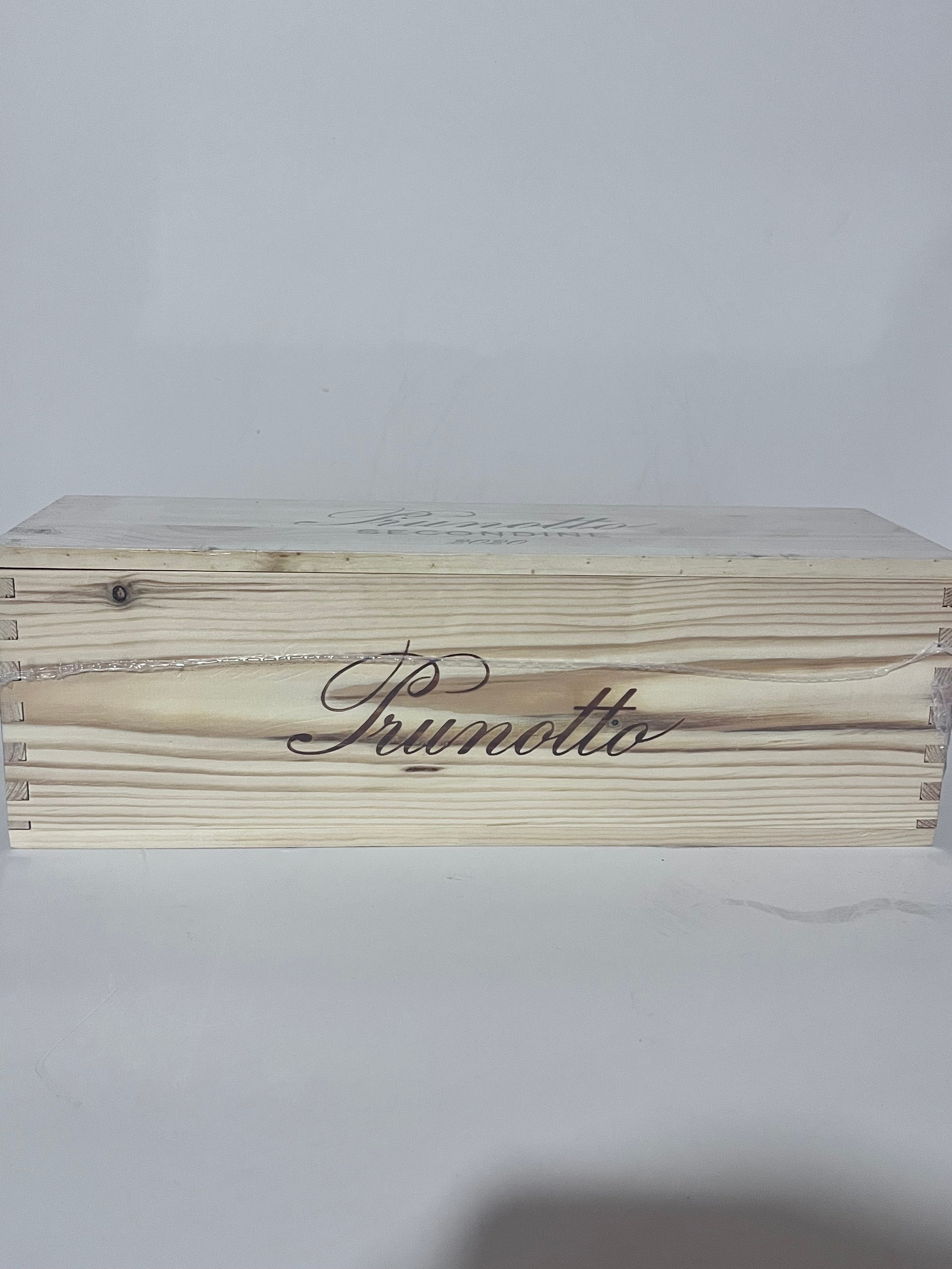 CASSA IN LEGNO ORIGINALE PRUNOTTO BARBARESCO SECONDINE 2020 MAGNUM