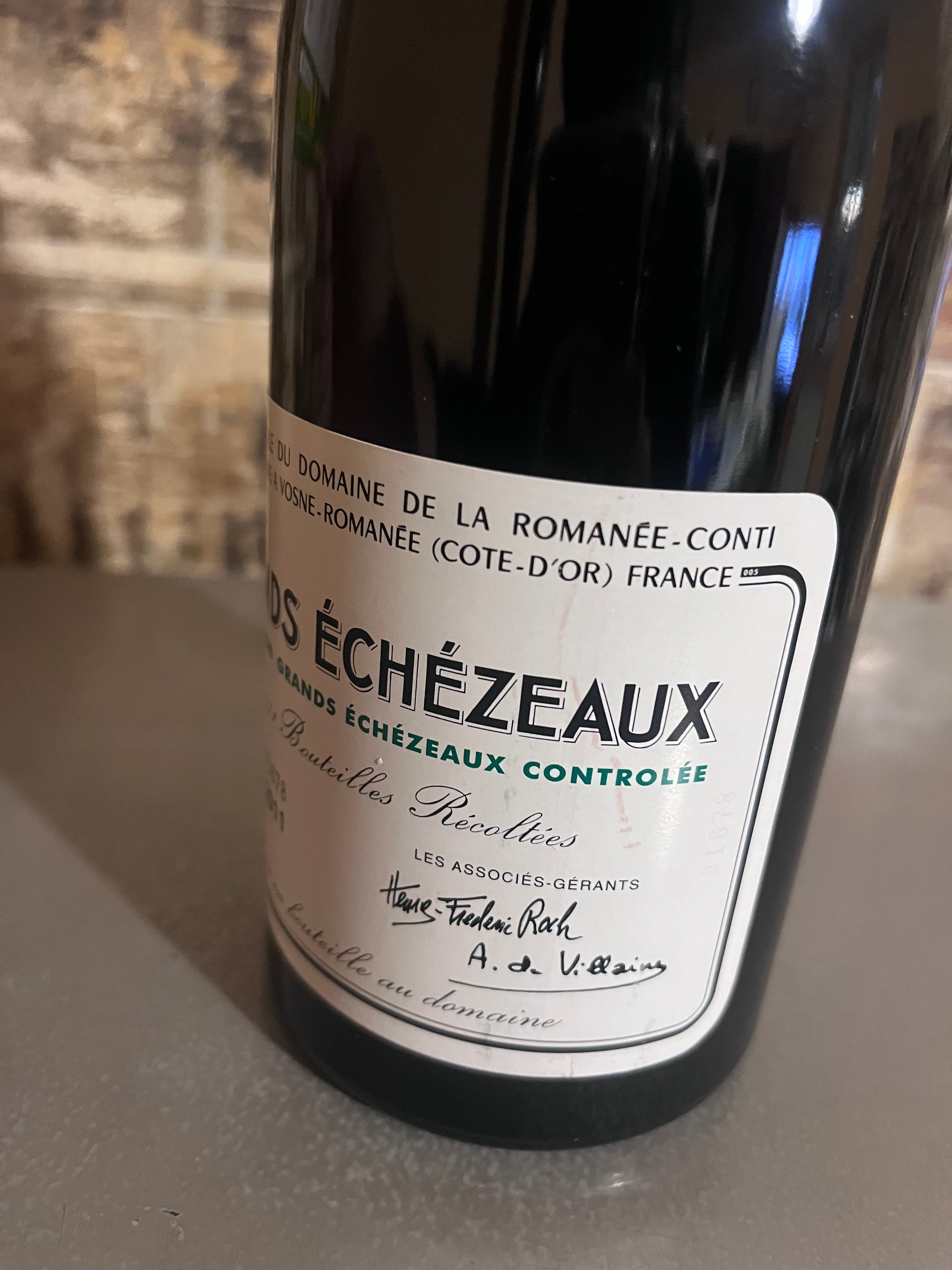 ROMANÉE CONTI GRANDS ECHEZEAUX 2011