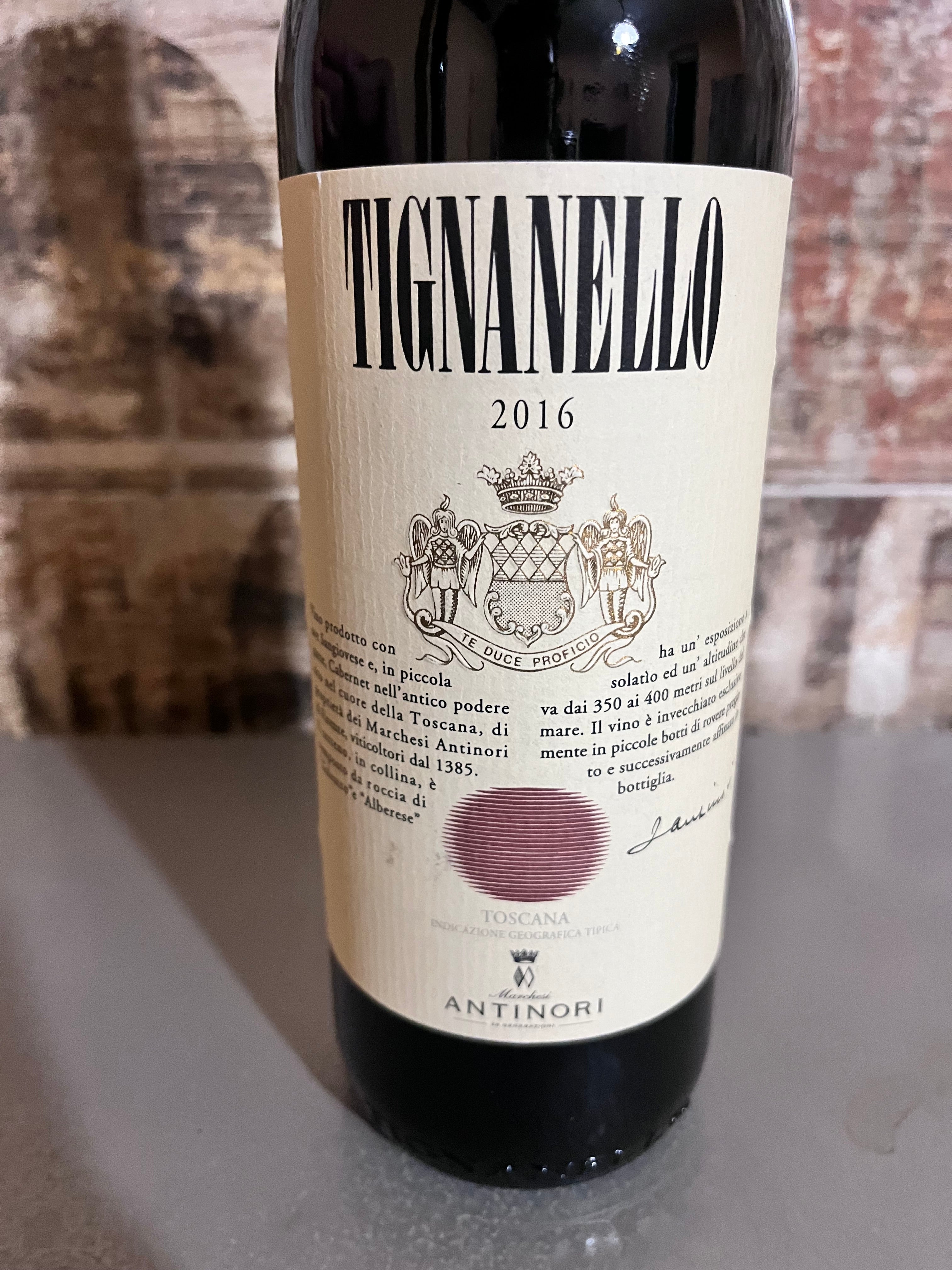 TIGNANELLO 2016 ANTINORI