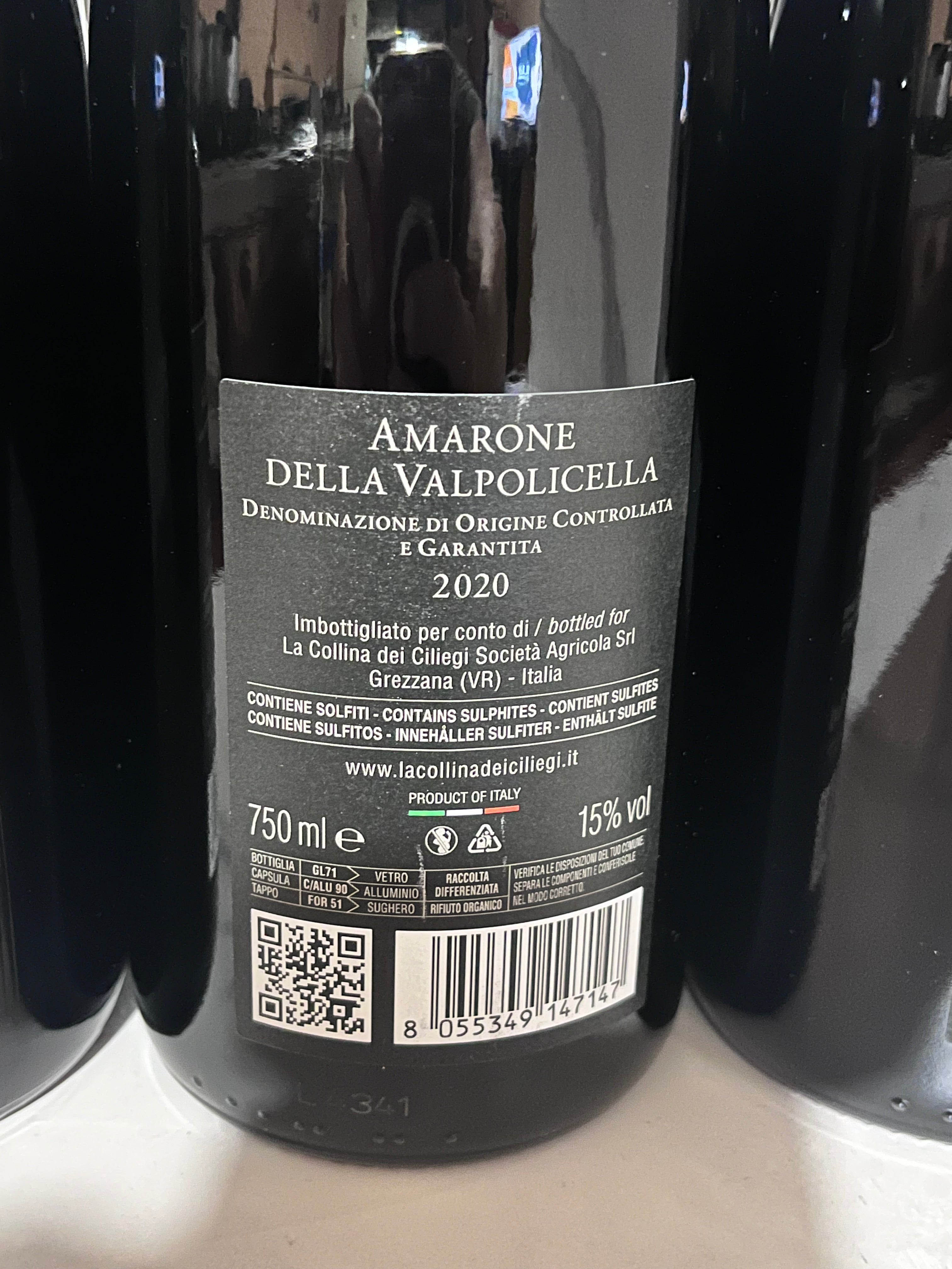 LA COLLINA DEI CILIEGI AMARONE DELLA VALPOLICELLA 2020