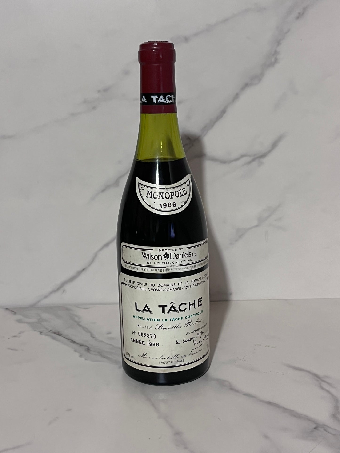 ROMANÉE CONTI LA TACHÊ 1986