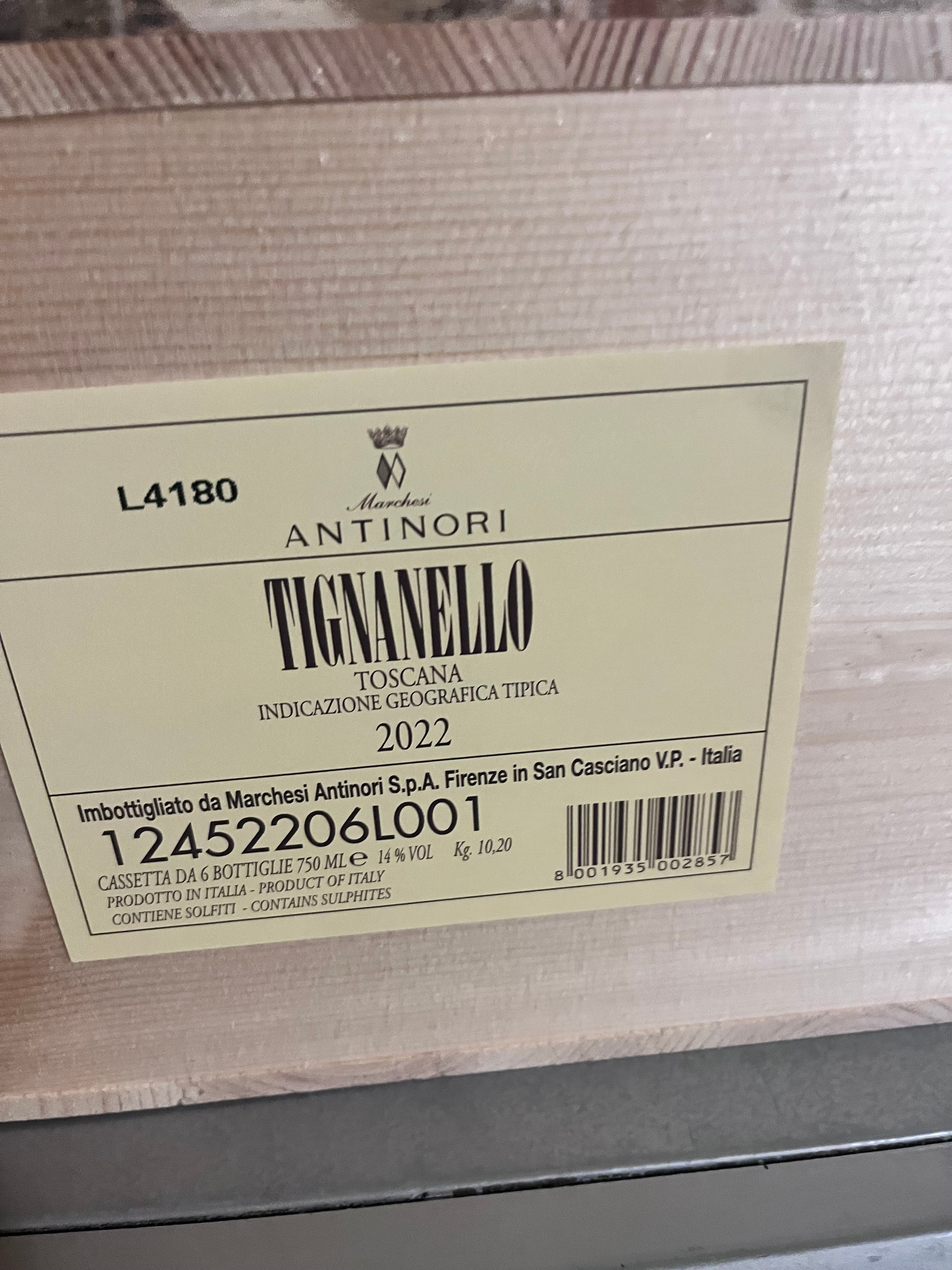 CASSA TIGNANELLO 2022 ANTINORI