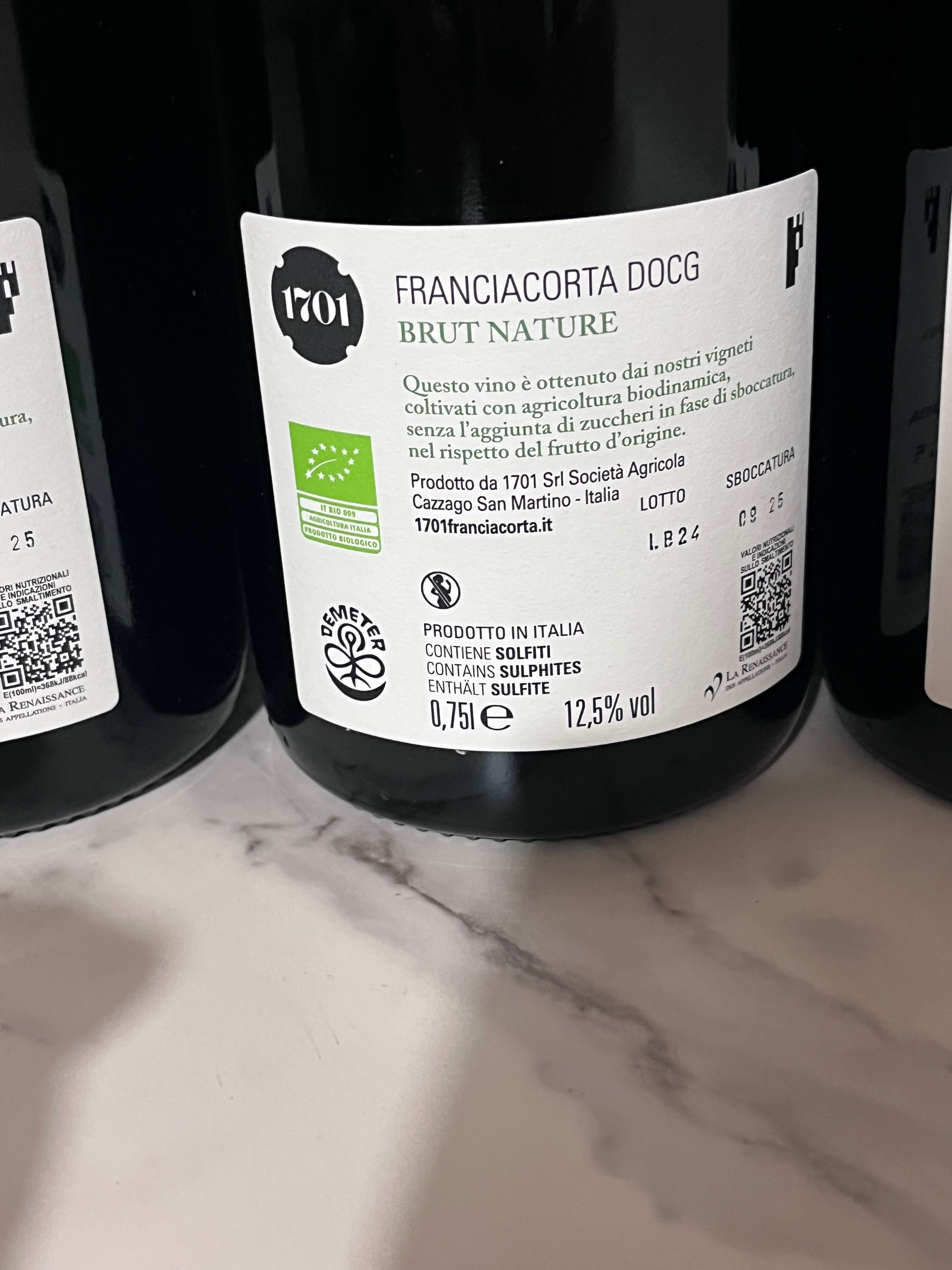 FRANCIACORTA 1701 BRUT NATURE