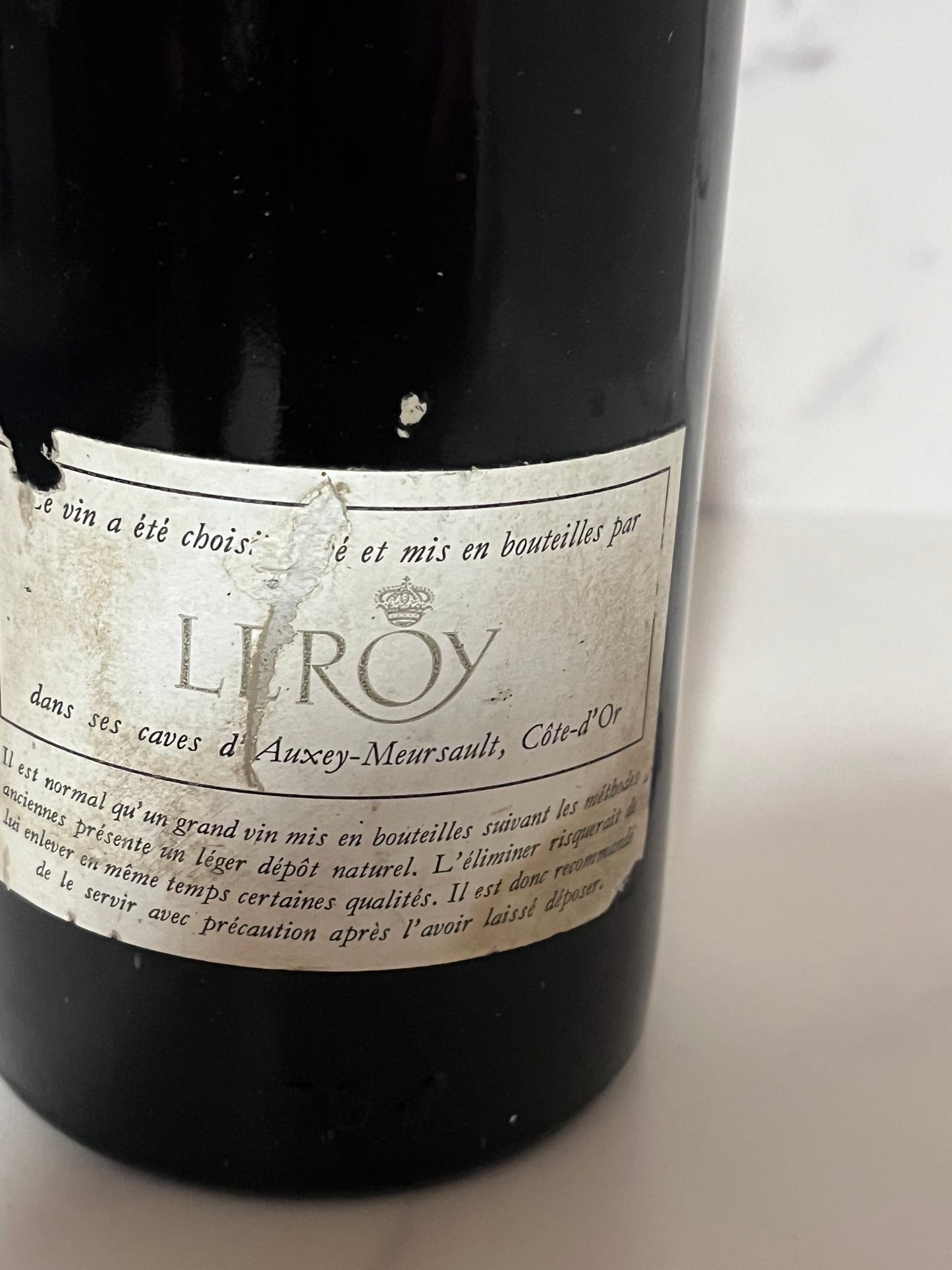 DOMAINE LEROY - NUITS ST GEORGES 1972