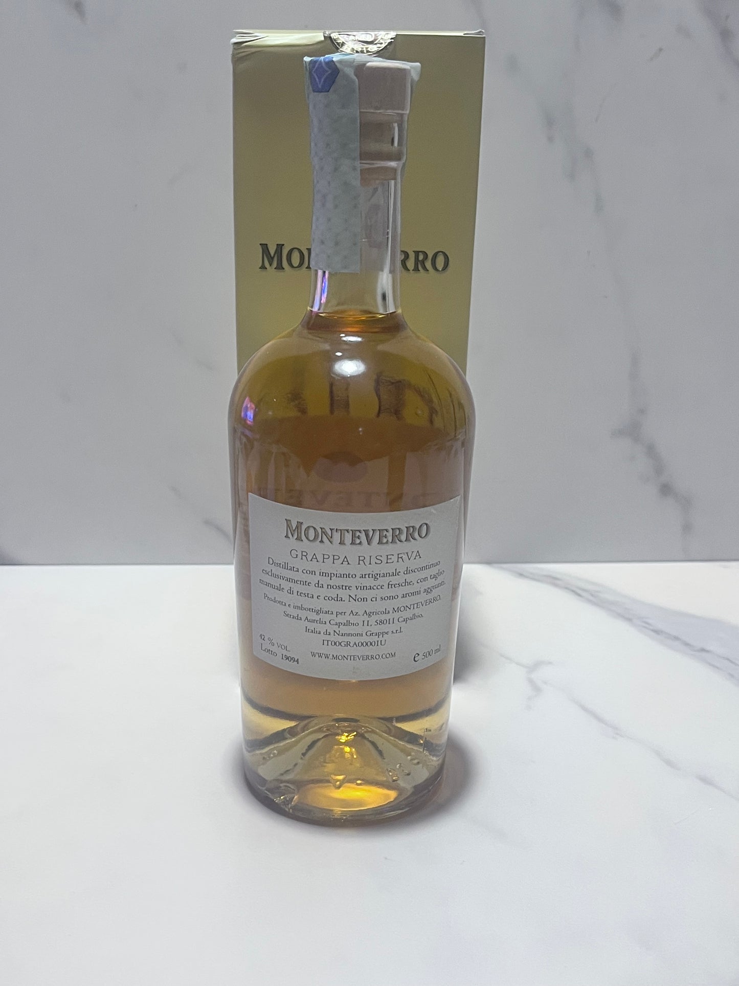 GRAPPA MONTEVERRO RISERVA 3 ANNI