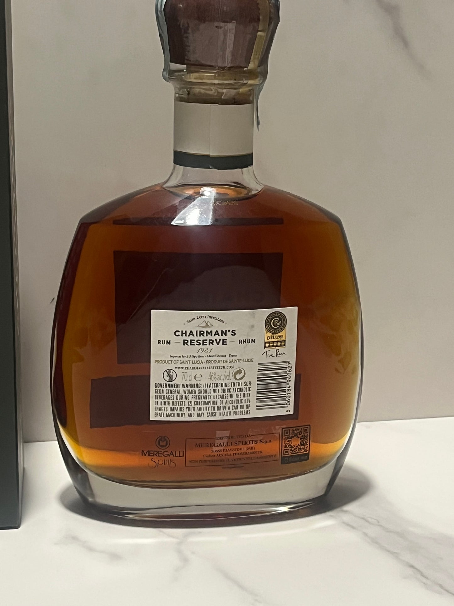 CHAIRMAN’S RESERVE RUM 1931