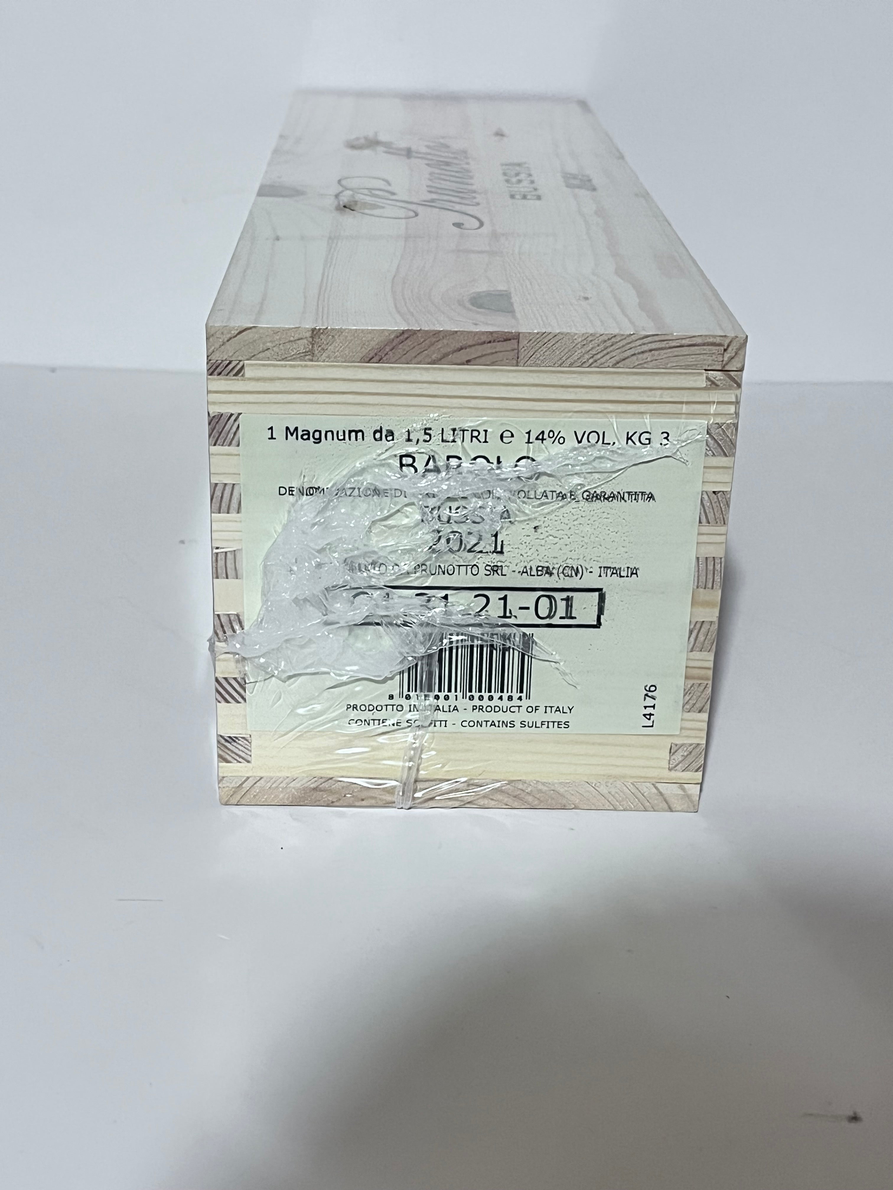 PRUNOTTO BAROLO BUSSIA 2021 – MAGNUM 1,5 L IN CASSA DI LEGNO