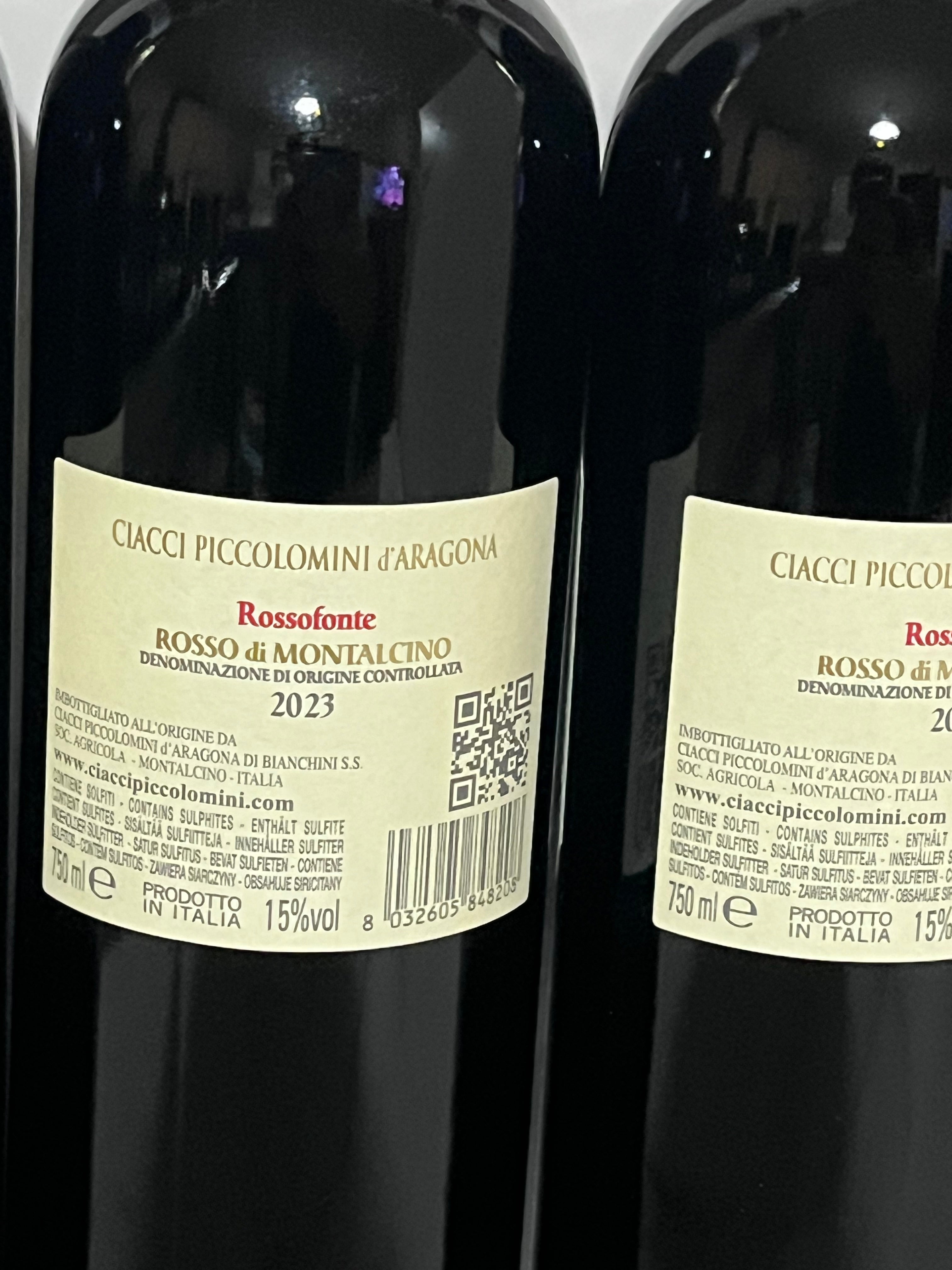 CIACCI PICCOLOMINI D’ARAGONA ROSSO DI MONTALCINO 2023