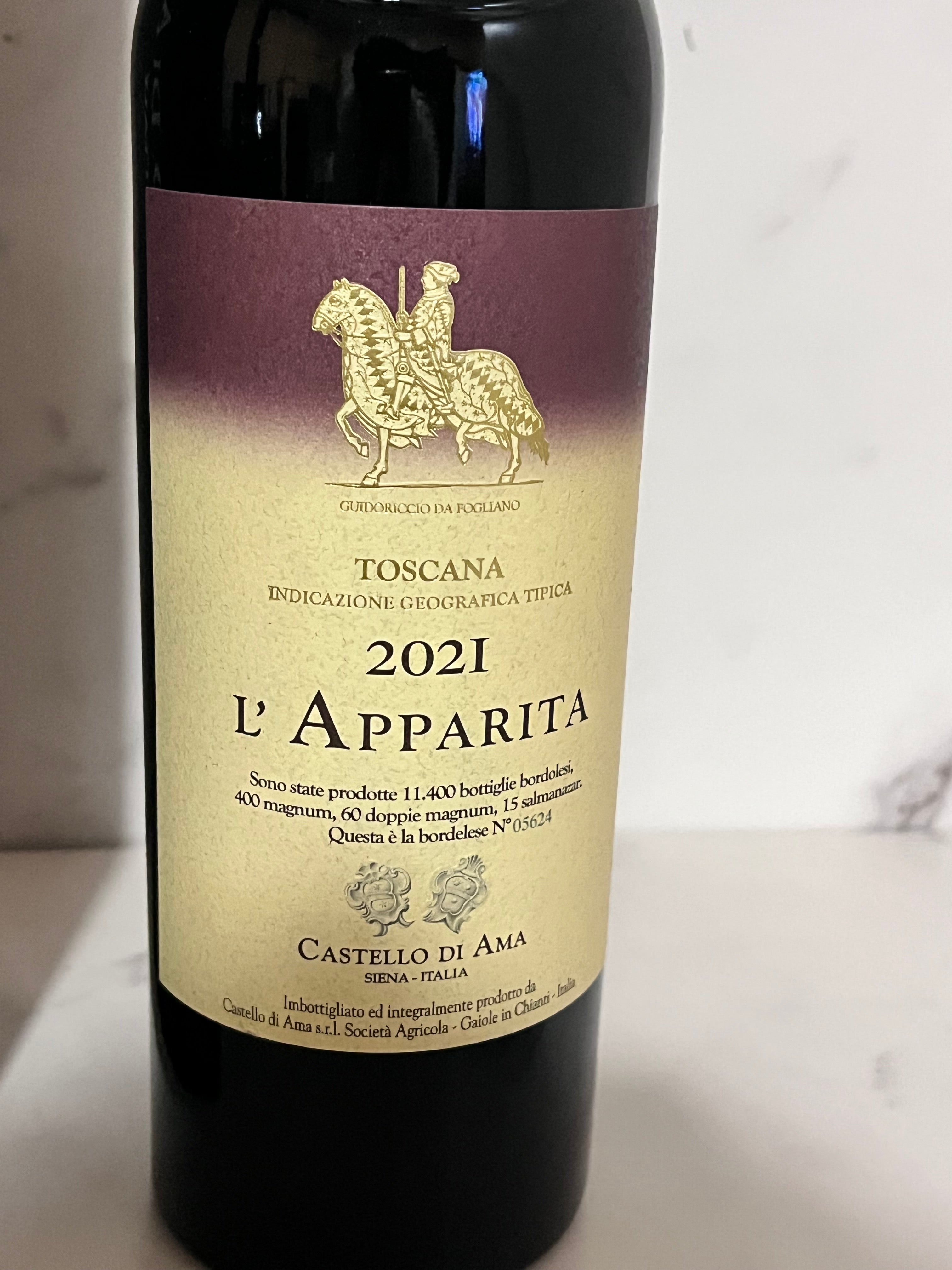 CASTELLO DI AMA L’APPARITA 2021