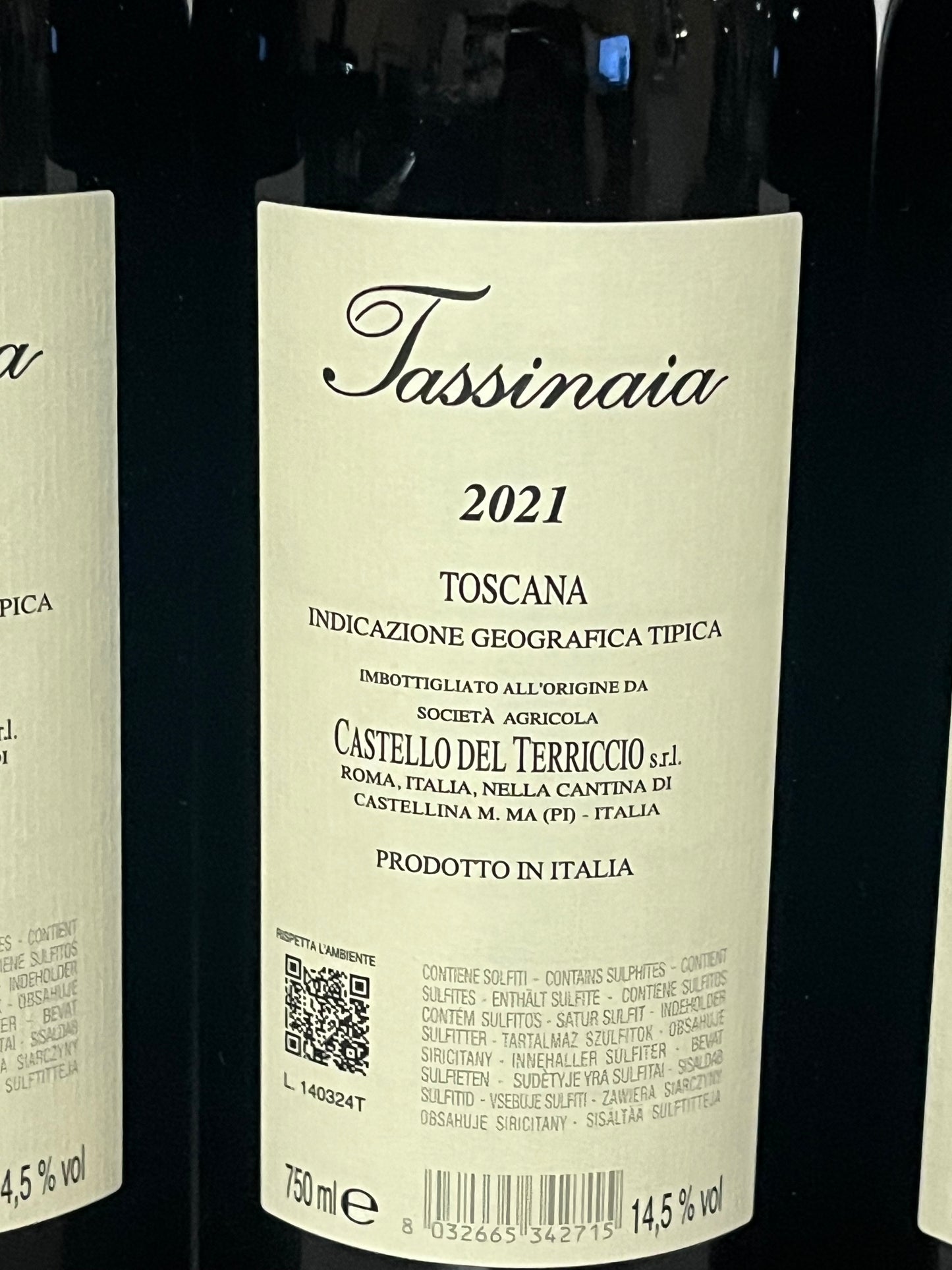 CASTELLO DEL TERRICCIO IL TASSINAIA 2021