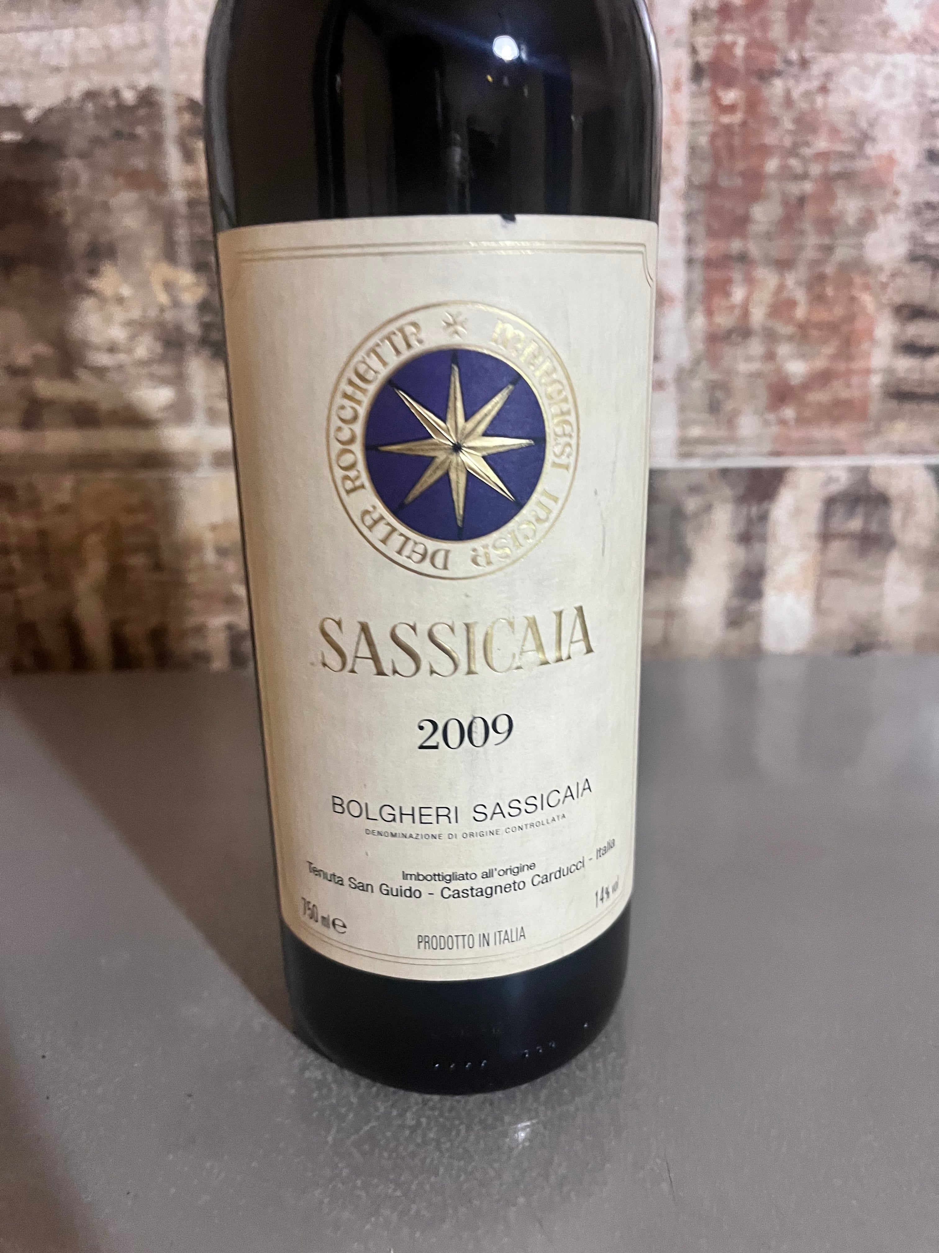 SASSICAIA 2009 TENUTA SAN GUIDO BOLGHERI