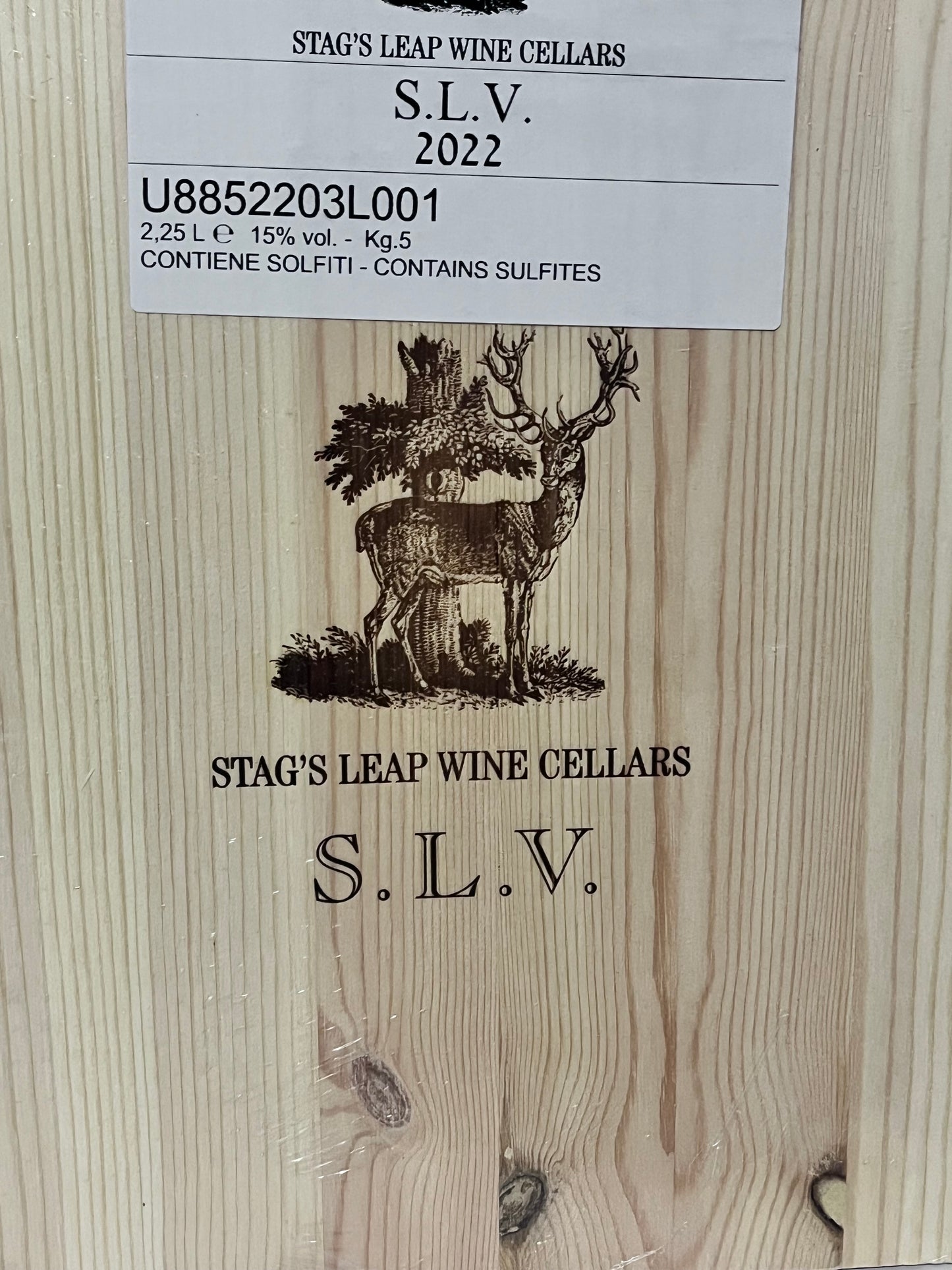 STAG’S LEAP WINE CELLARS S.L.V 2022