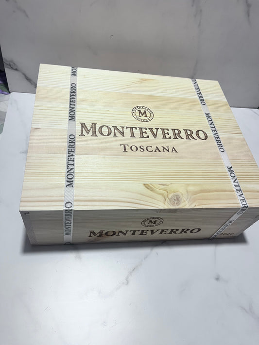 MONTEVERRO CASSA DI LEGNO DA 3 BOTTIGLIE 2020