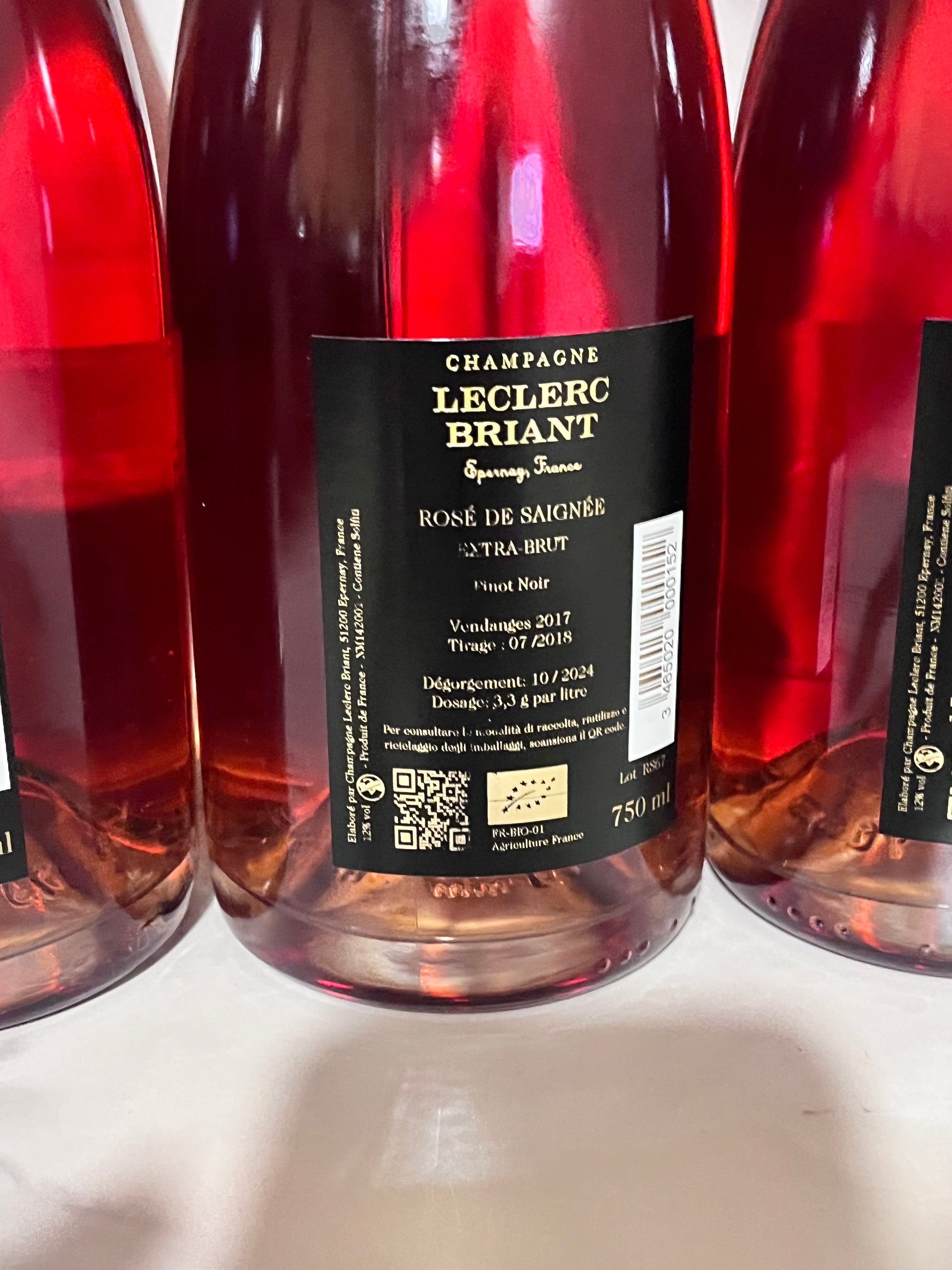 CHAMPAGNE LECLERC BRIANT ROSE DE SAIGNEE