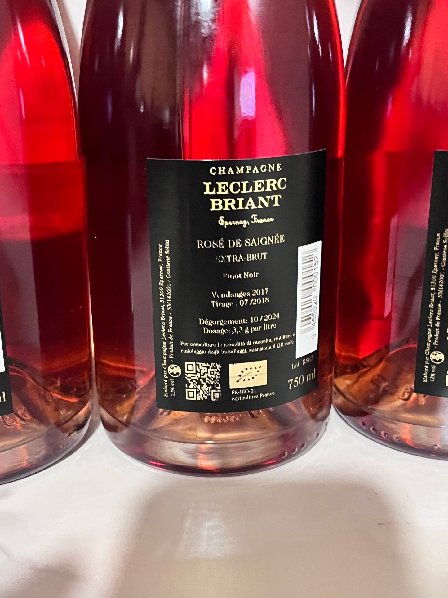 CHAMPAGNE LECLERC BRIANT ROSE DE SAIGNEE